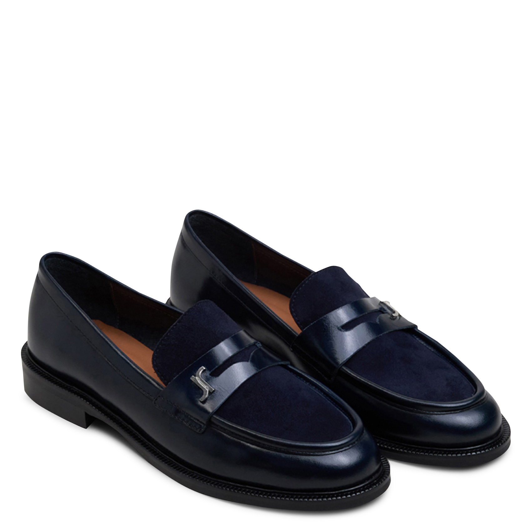 Mocassins en cuir duedi JONAK Bleu