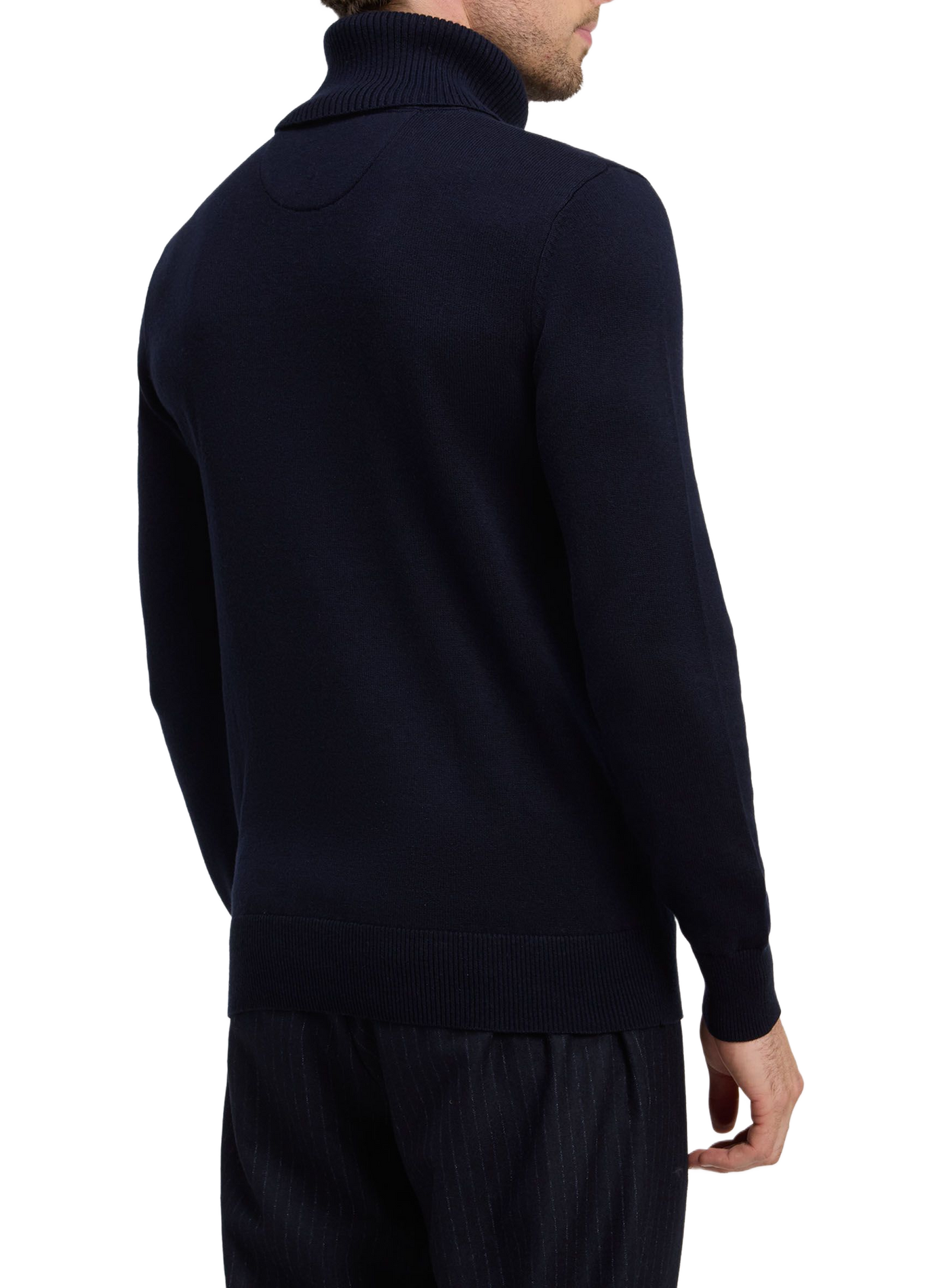 Wool and cotton knit sweater EDEN PARK Blue