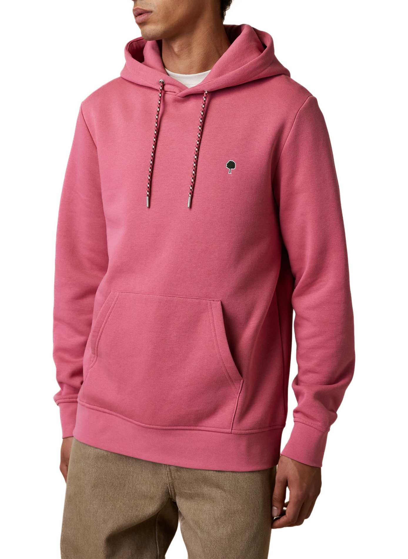 Sweatshirt ample en coton mélangé FAGUO Rose