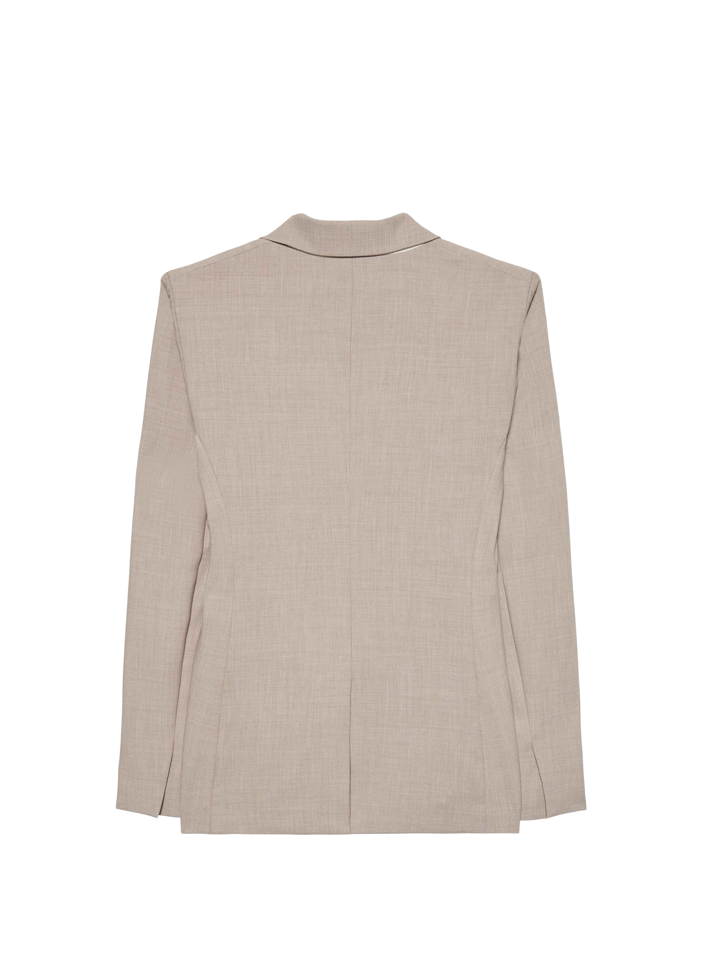 Gerader Blazer mit Reverskragen CALVIN KLEIN Beige