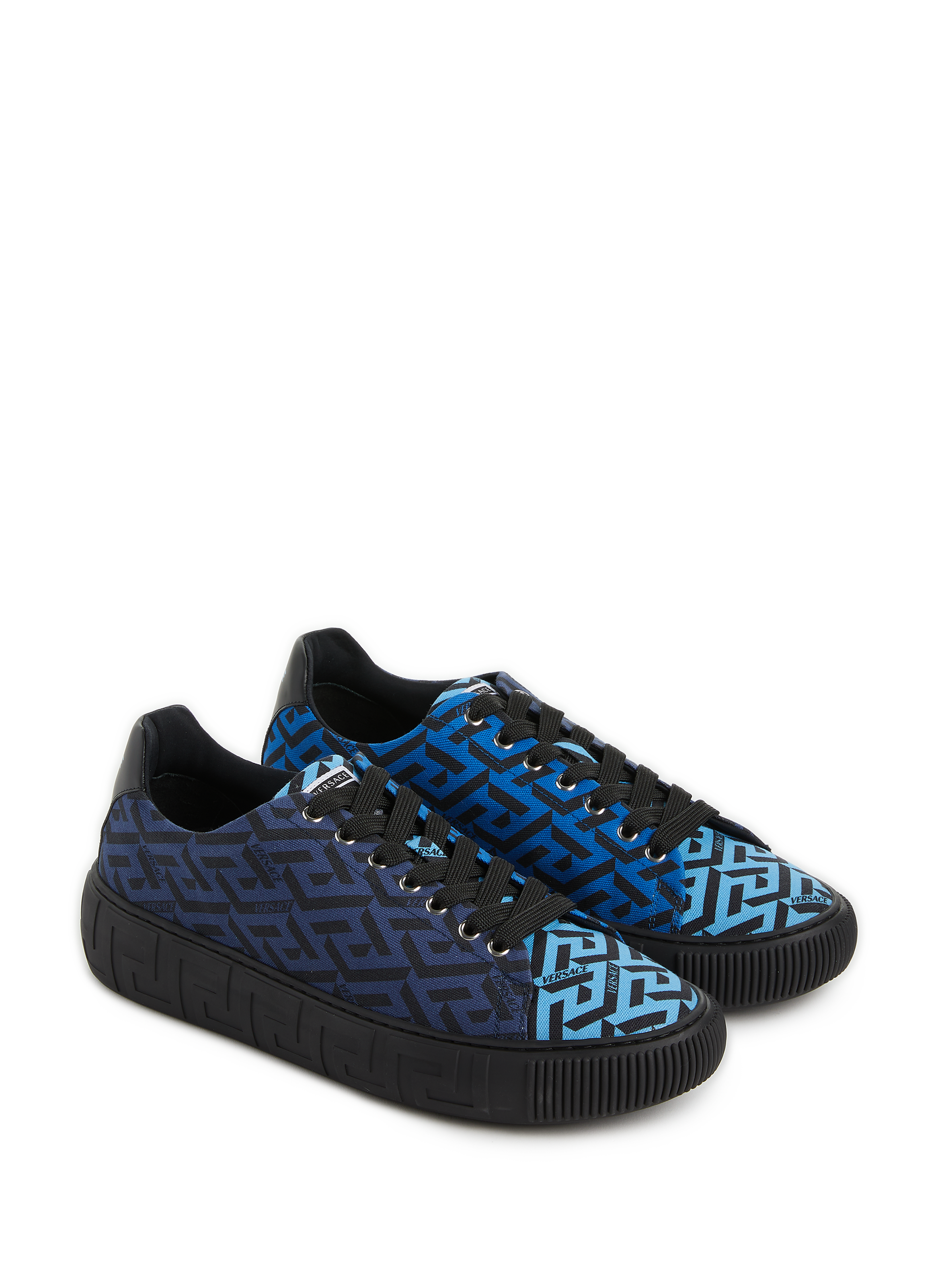 Baskets Greca Signature en coton