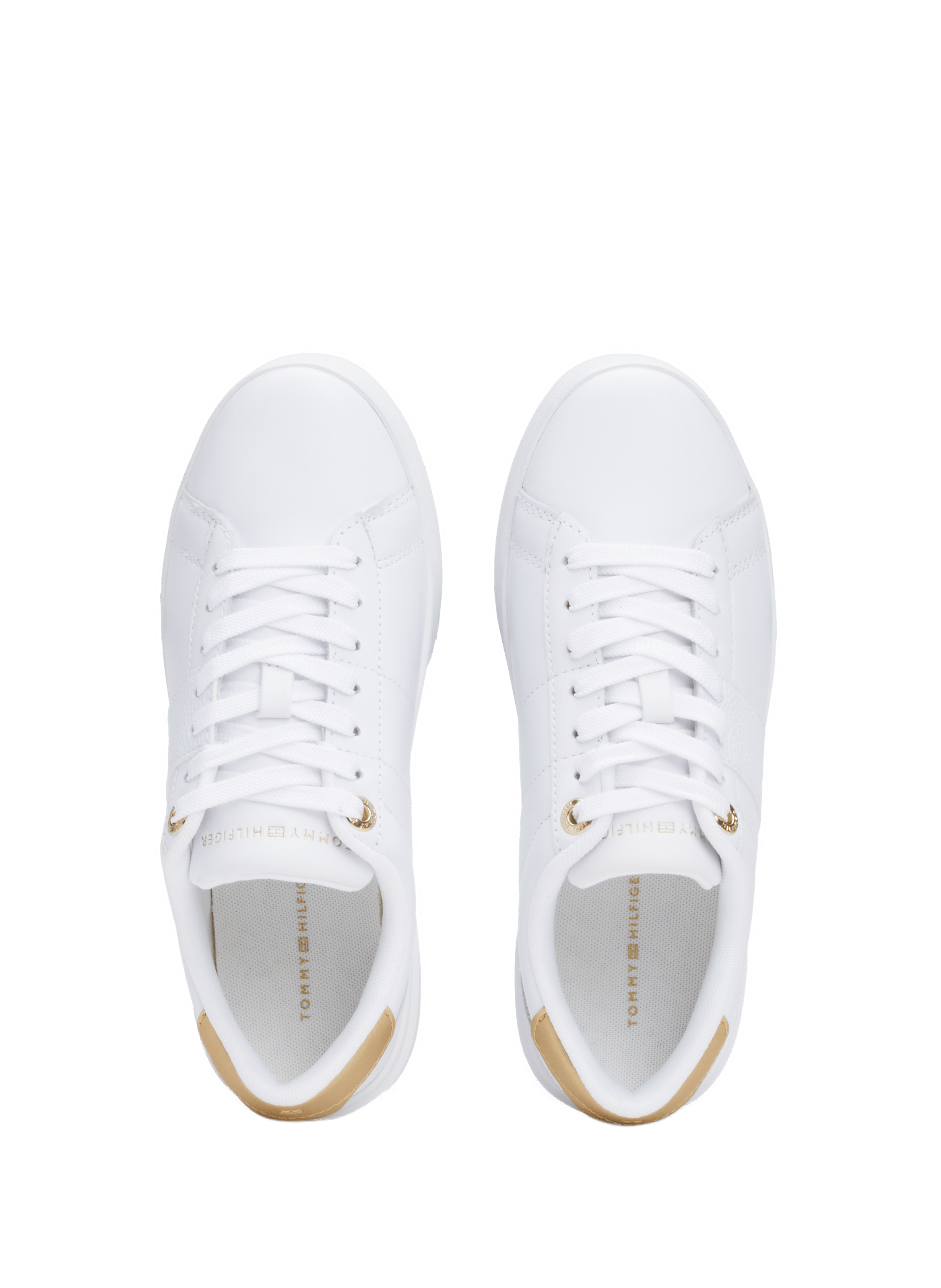 Baskets en cuir  TOMMY HILFIGER White