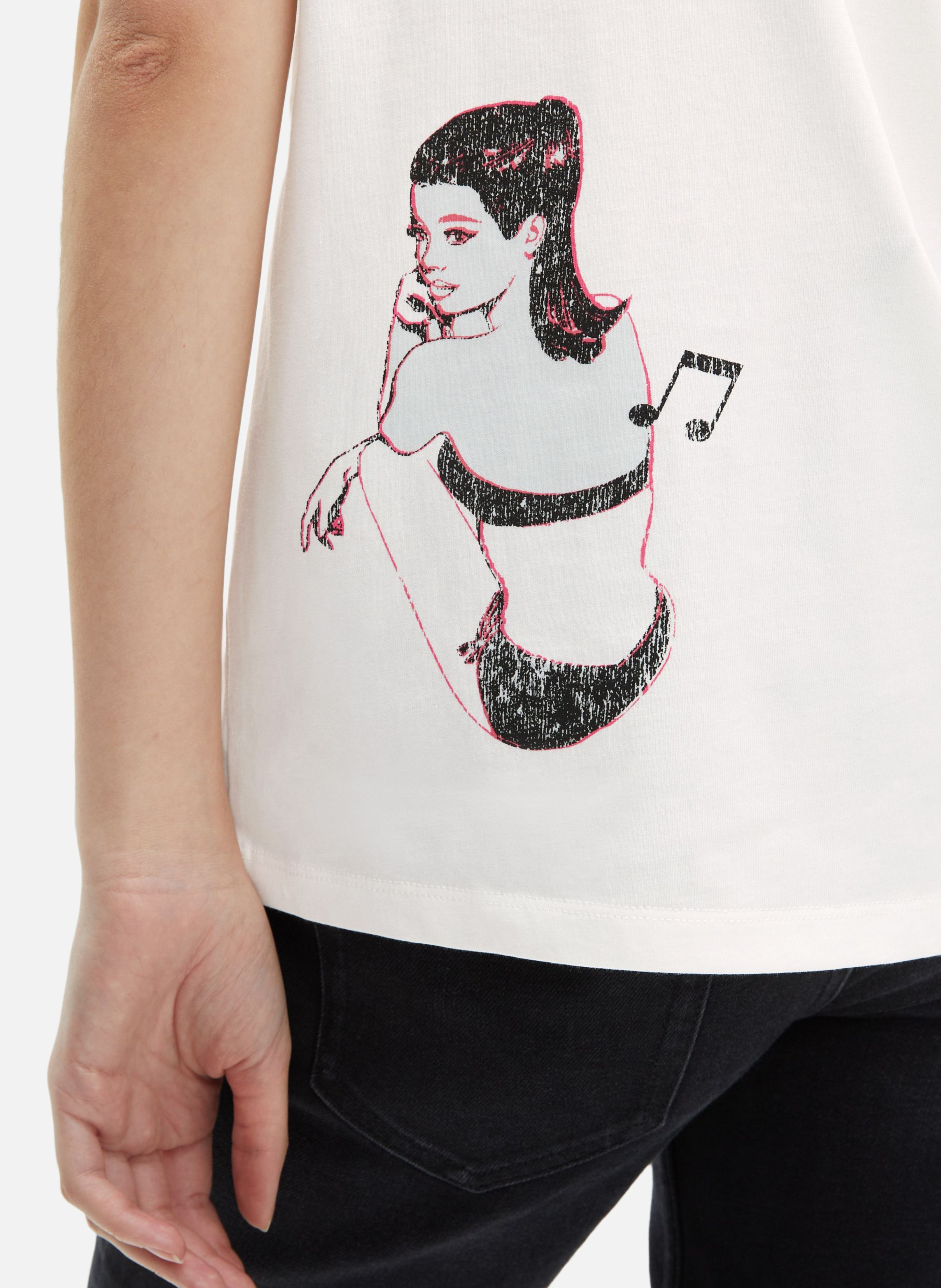 T-shirt avec sérigraphie THE KOOPLES Blanc