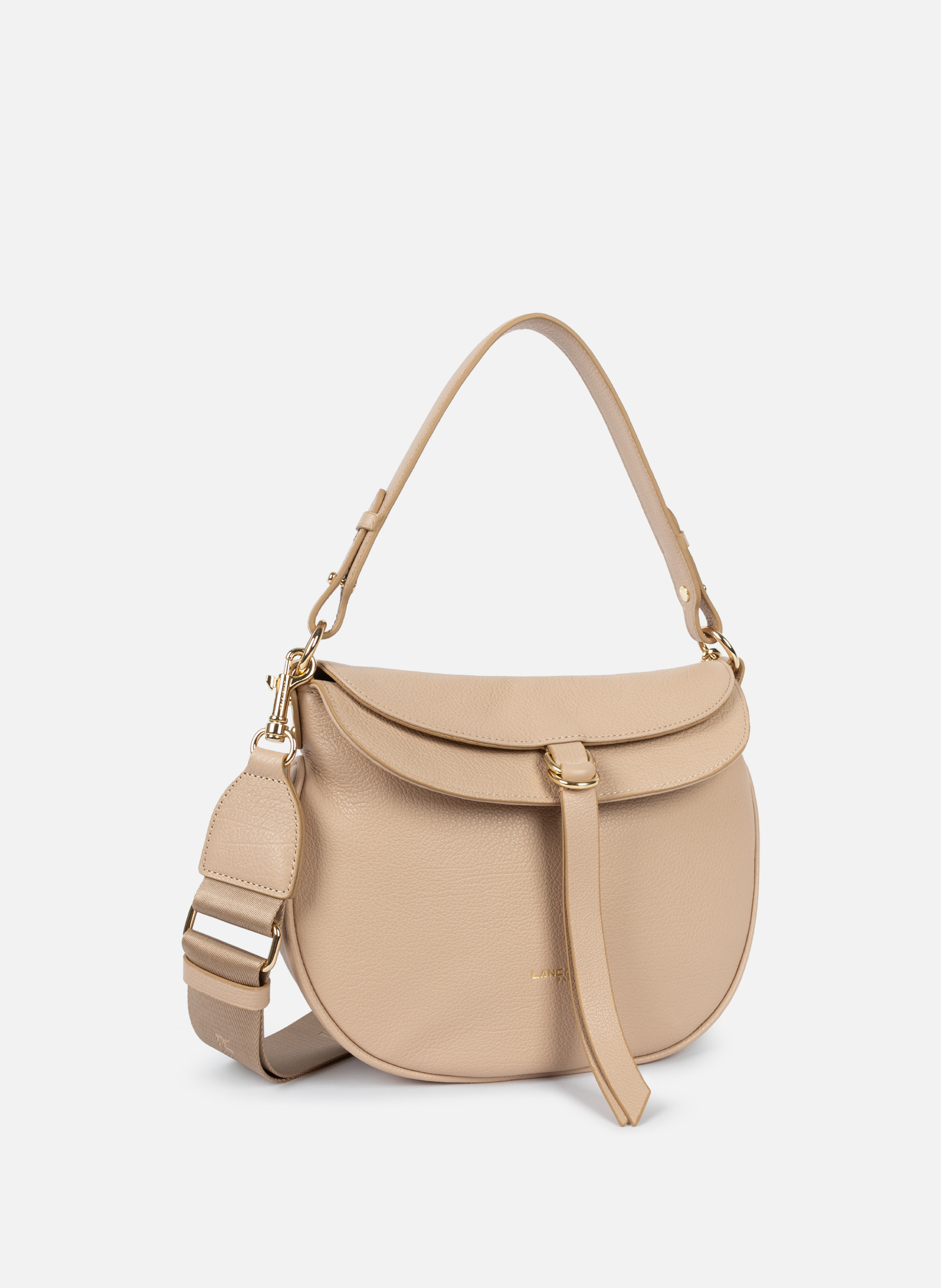 M shoulder bag - dune gaia LANCASTER Beige