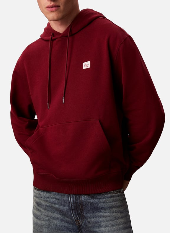 Hoodie en coton Rouge by CALVIN KLEIN CALVIN KLEIN Hoodie en coton Rouge