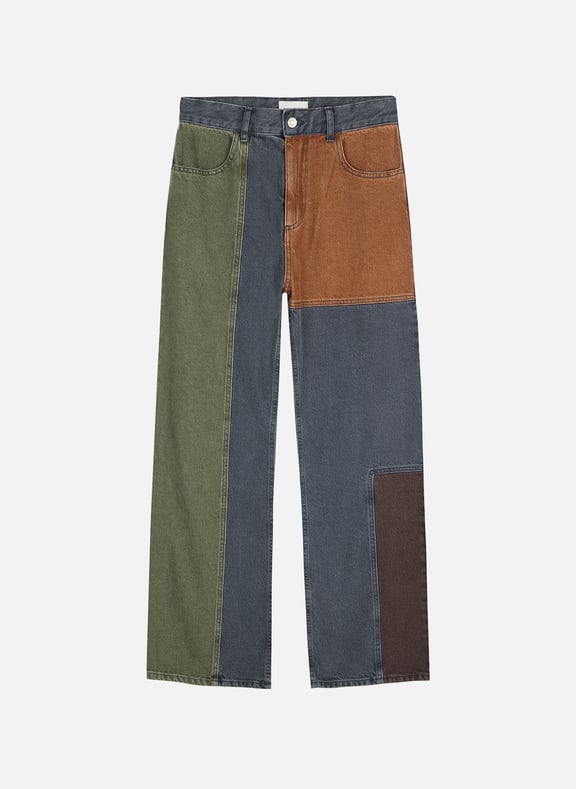 Pantalon effet patchwork en coton BOBO CHOSES Pantalon effet patchwork en coton BOBO CHOSES