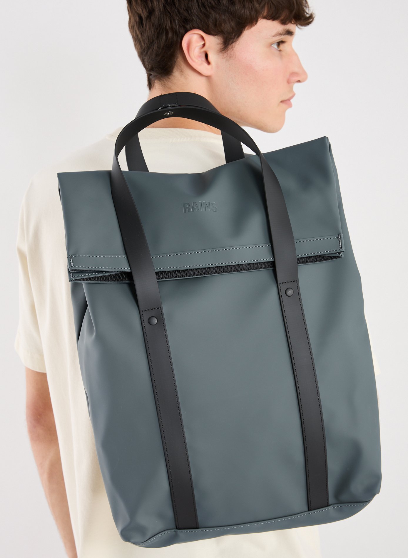 Sac à dos 2 Way Tote Backpack W3 RAINS Bleu