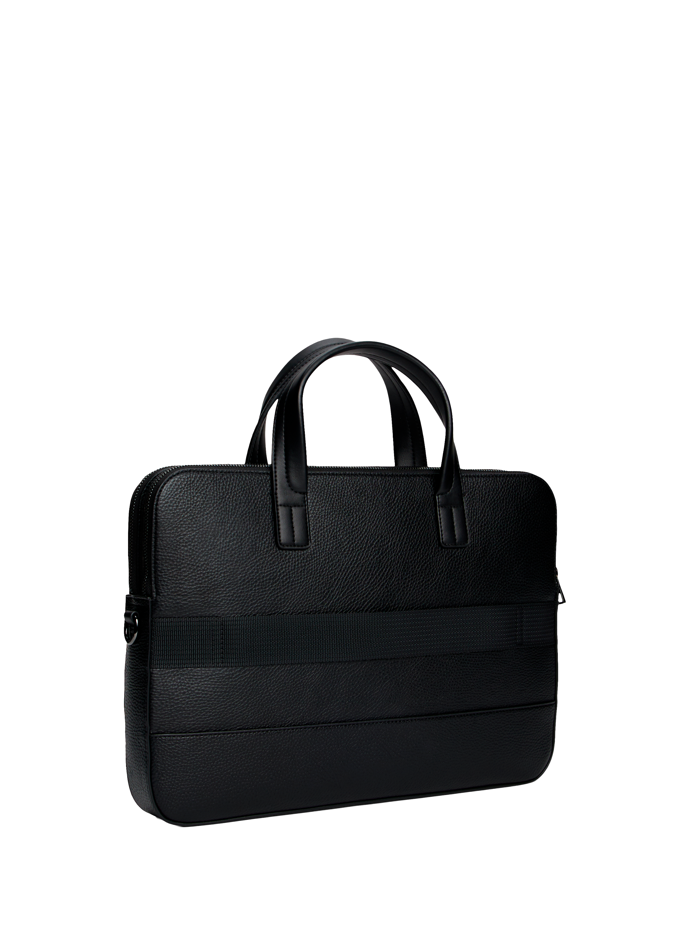 Sac ordinateur à bandoulière amovibile TOMMY HILFIGER Noir