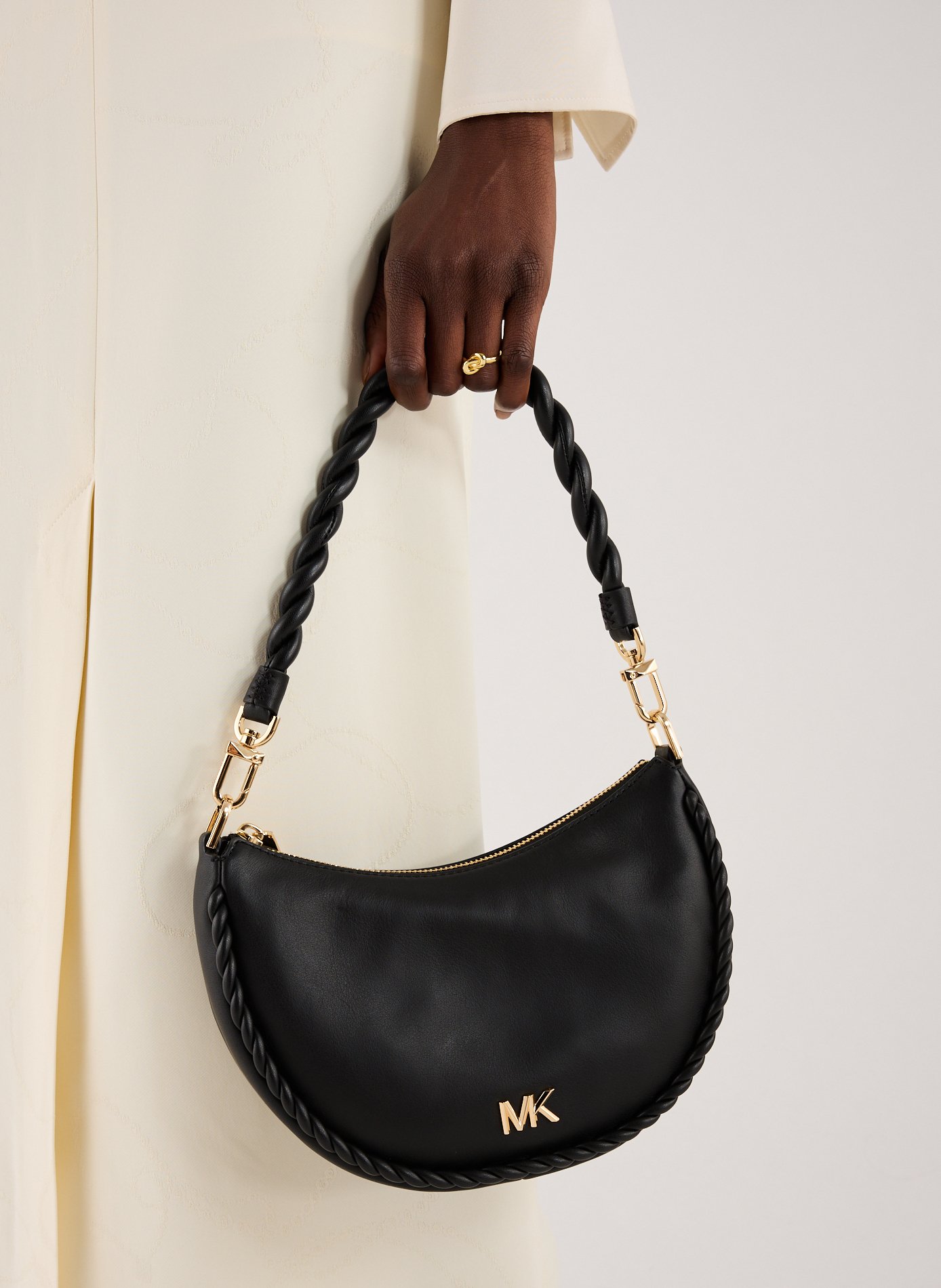 Sac à main en cuir  MICHAEL KORS Noir