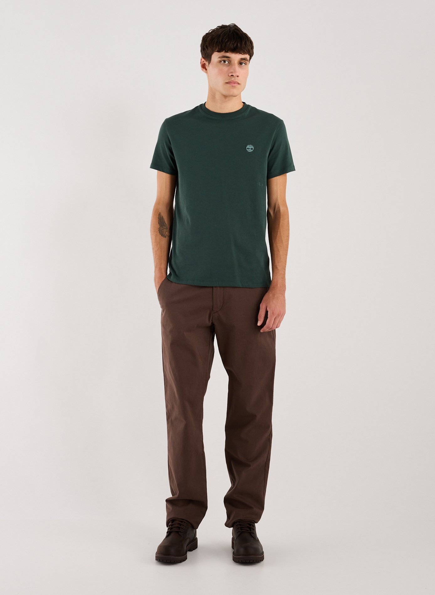 Classic Cotton T-Shirt TIMBERLAND Green