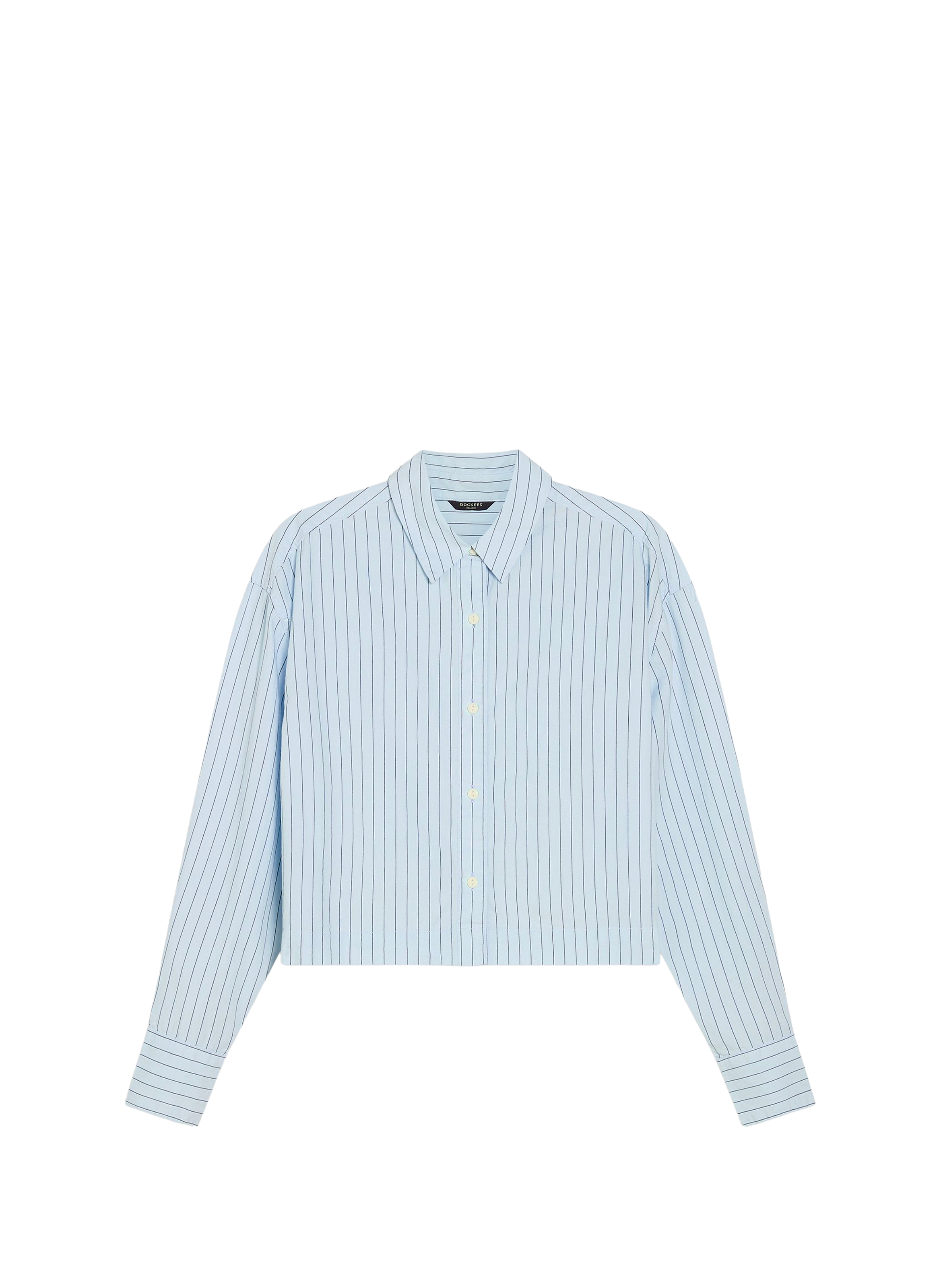 Chemise à rayures en coton DOCKERS Bleu