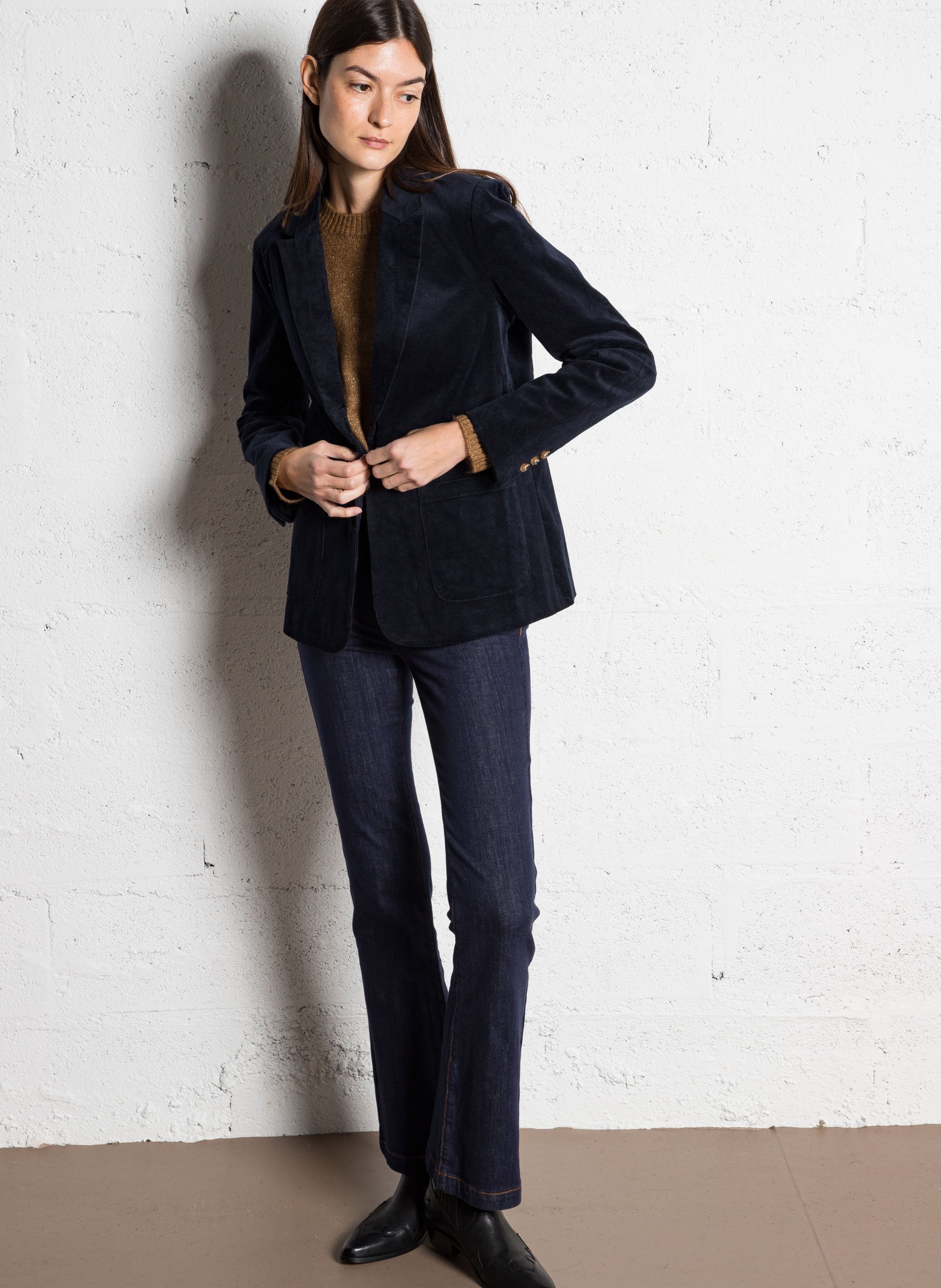 Bottines en cuir tya ANTHOLOGY Noir