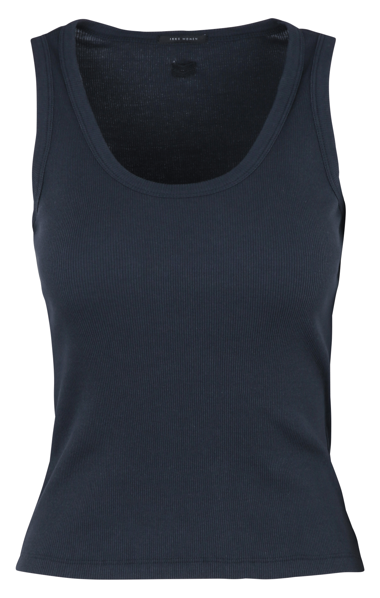 Débardeur col rond en coton IKKS Bleu