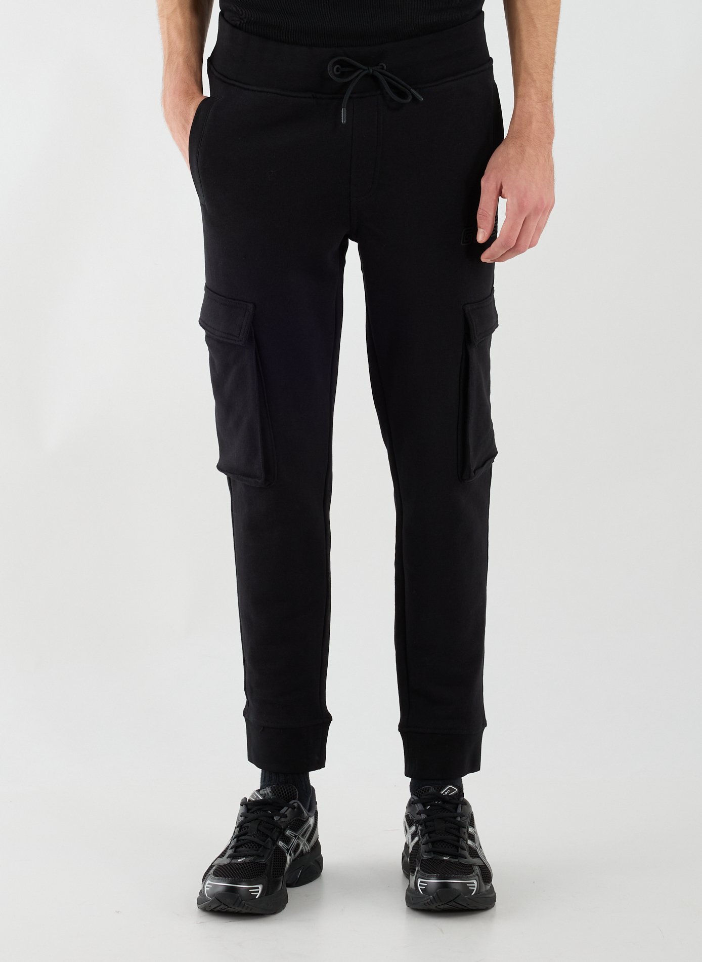 GUESS Pantalon de jogging cargo Noir