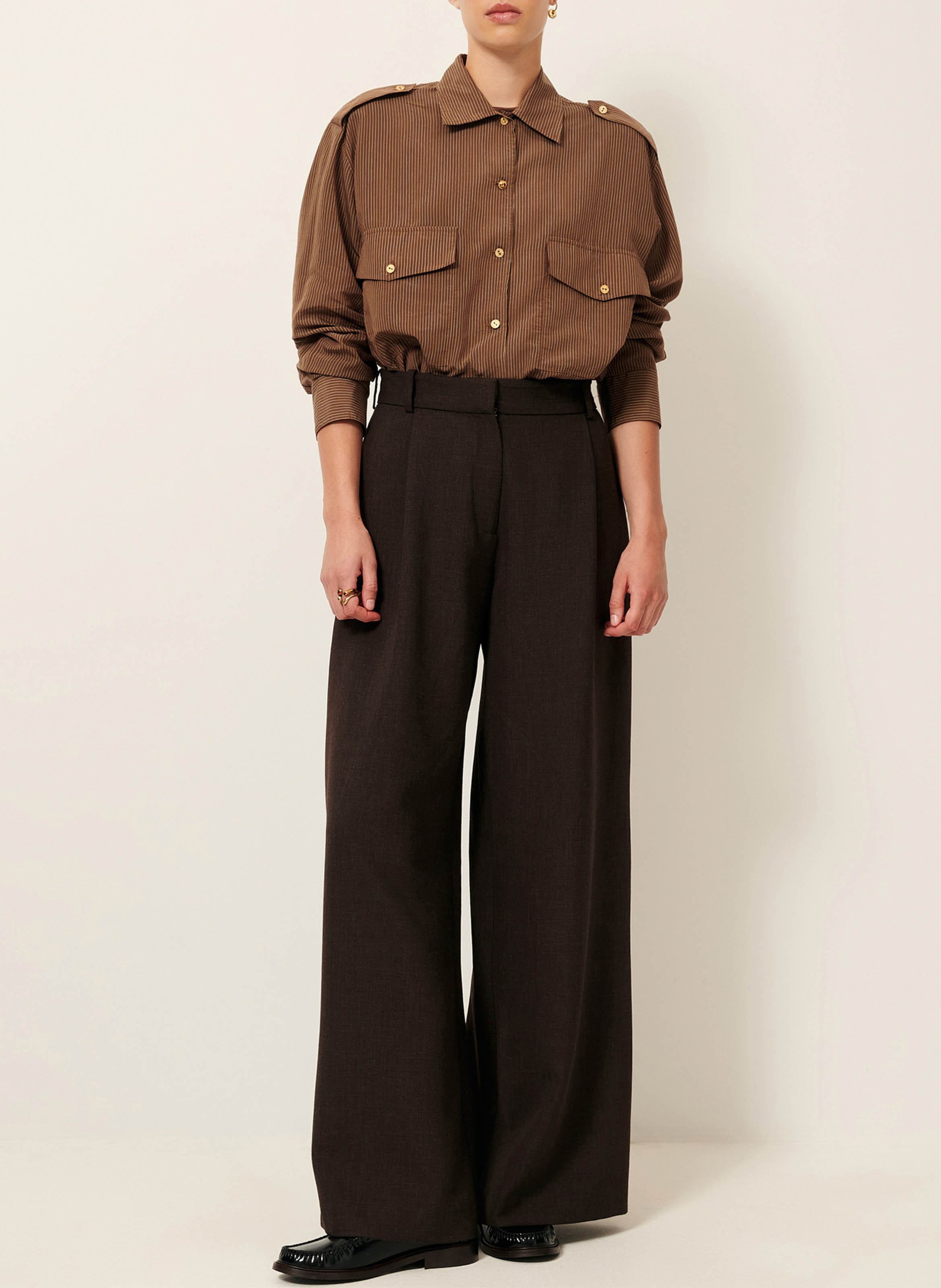 Pantalon large provenco SESSUN Gris