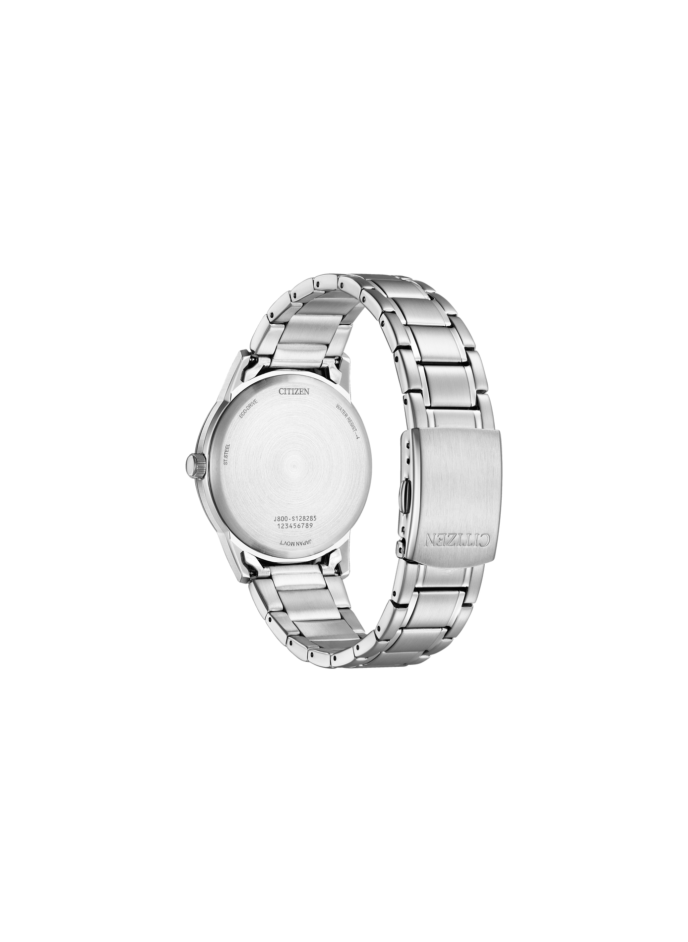 Montre classique en acier inoxydable CITIZEN Noir