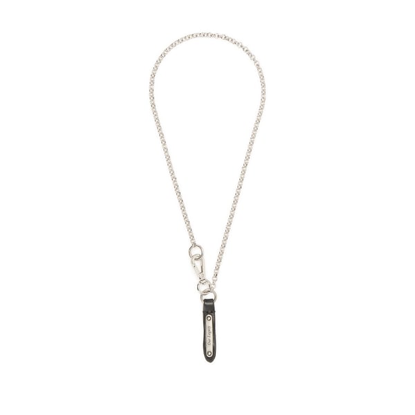 Collier chaîne à maillons avec plaque métallique gravée Collier chaîne à maillons avec plaque métallique gravée