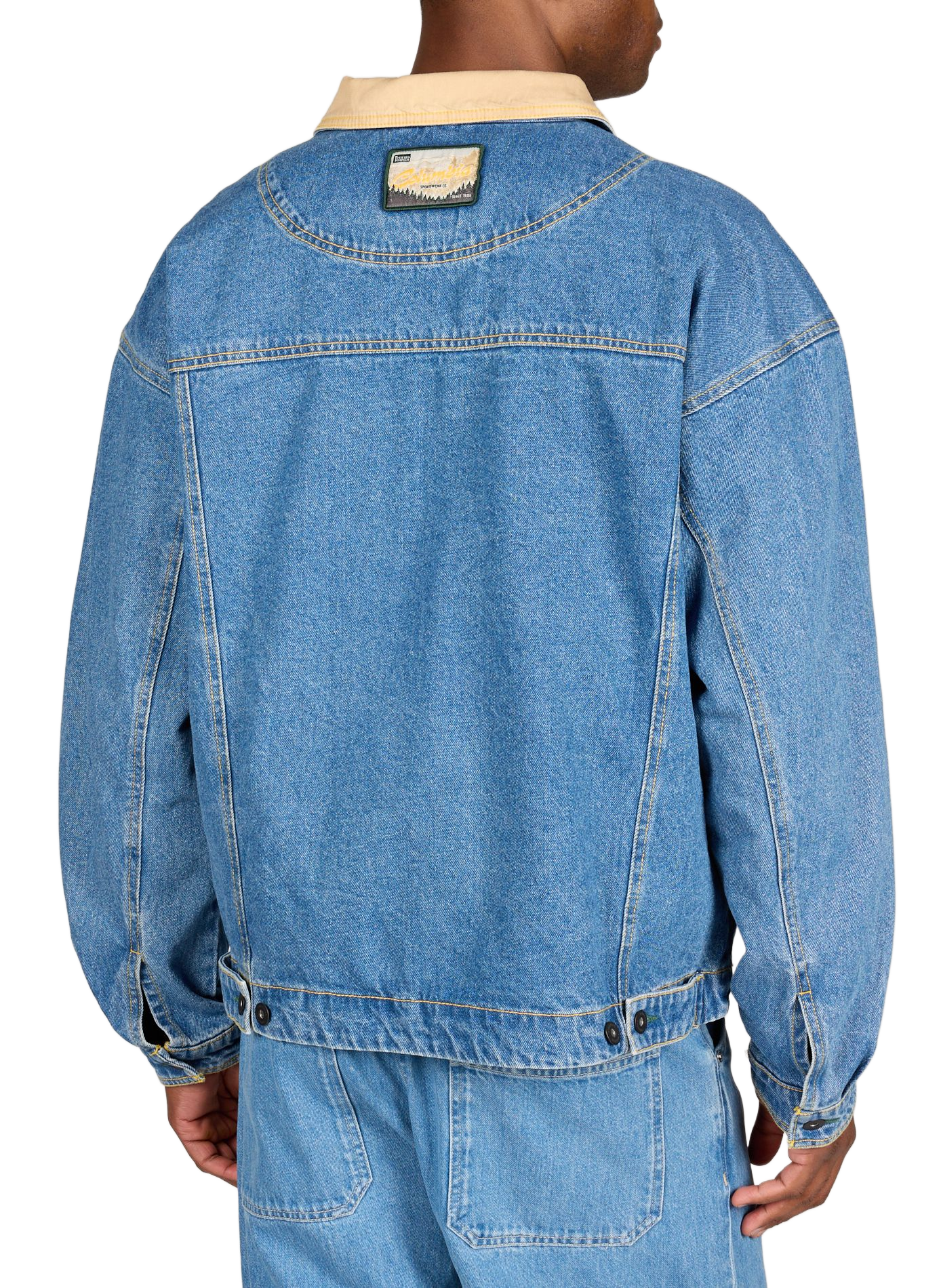 Veste denim Acker Rock à col contrastant COLUMBIA Bleu