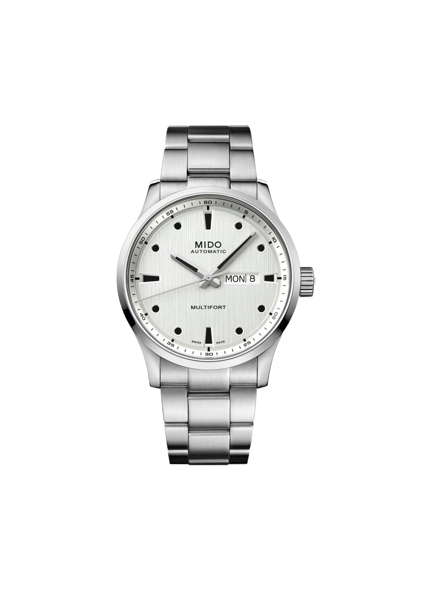 Montre Multifort M en acier inoxydable MIDO Argent