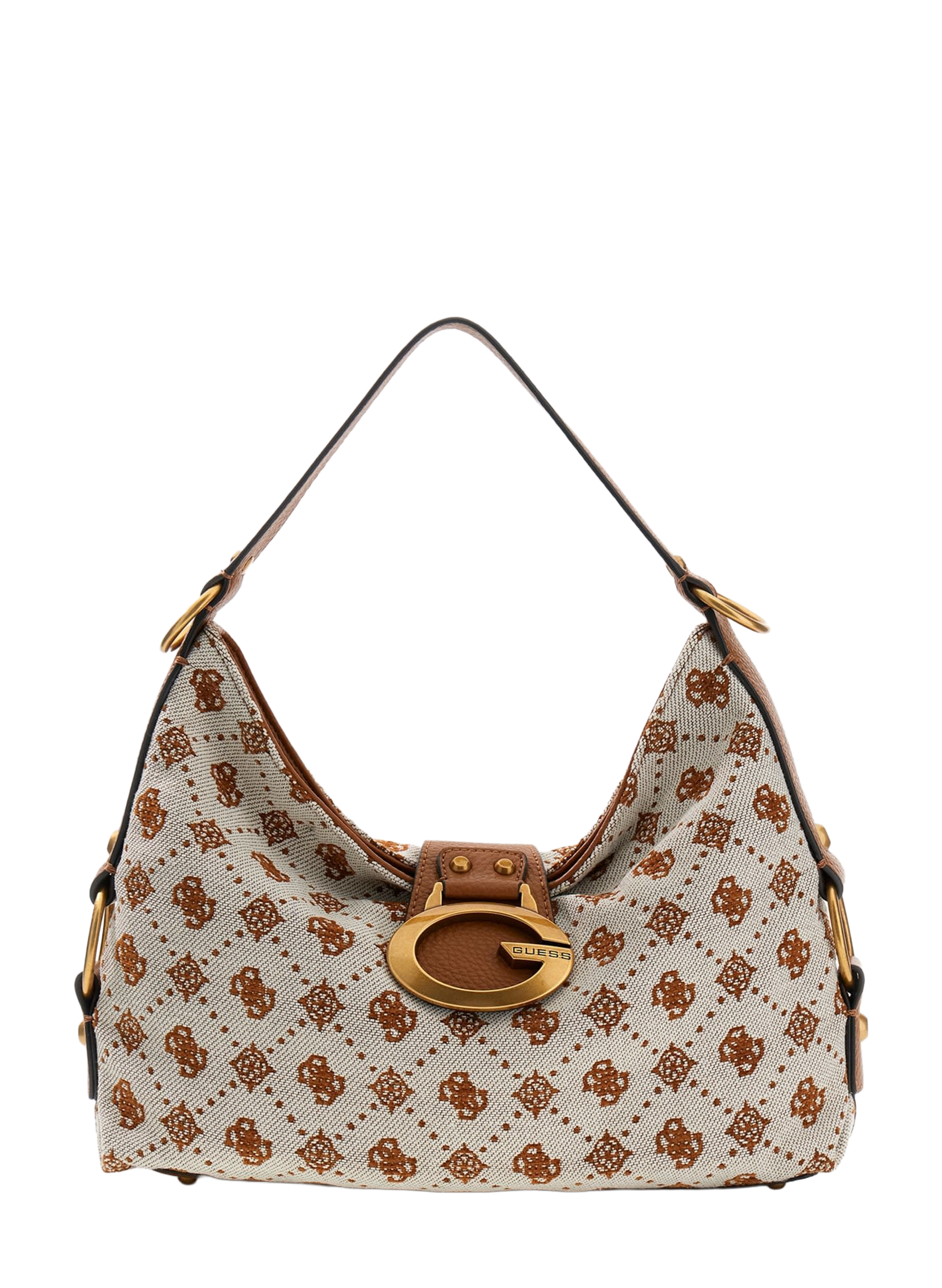 Sac à main Camden à motif logotypé GUESS Marron