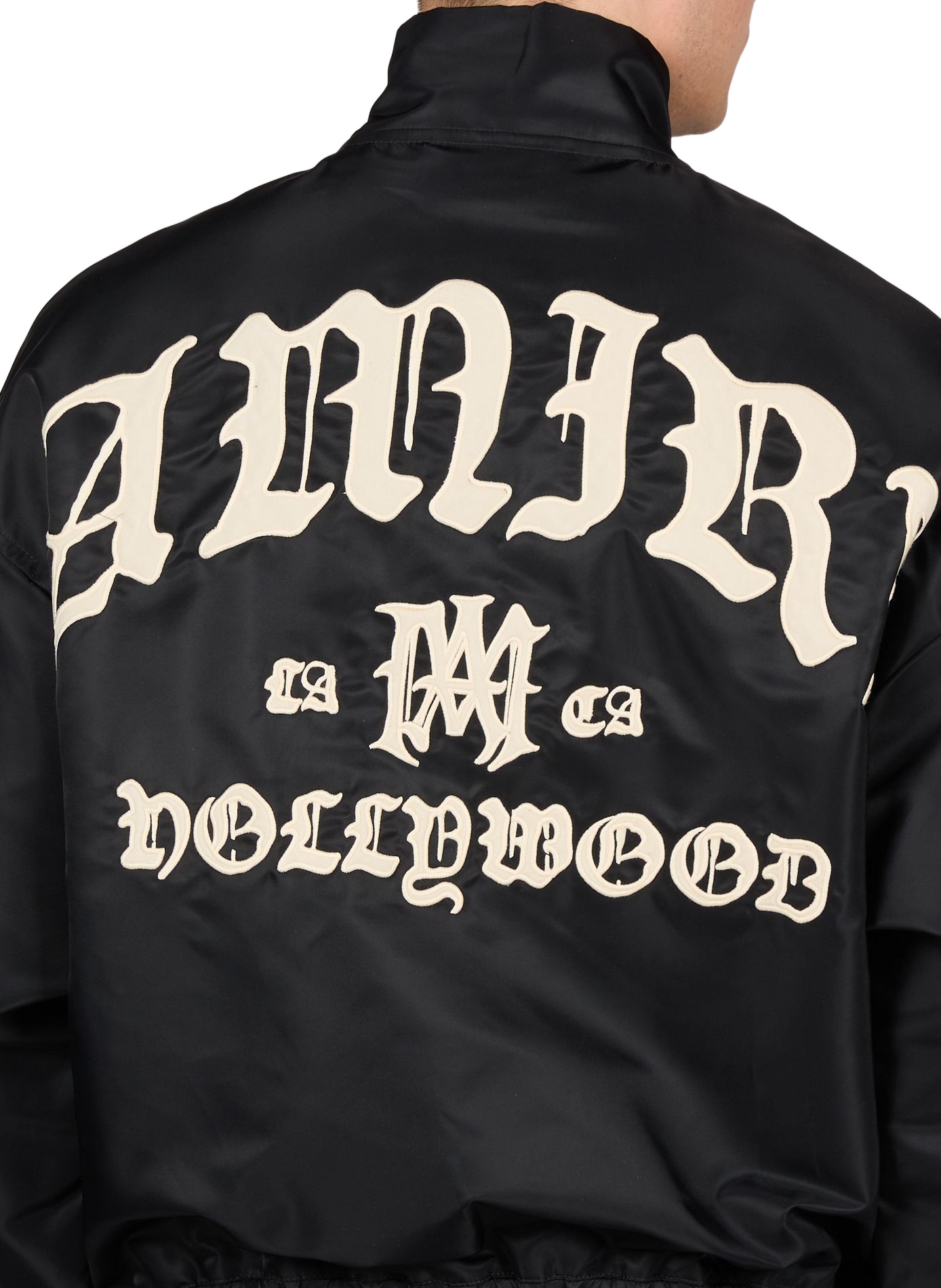 Blouson léger à col montant AMIRI Noir