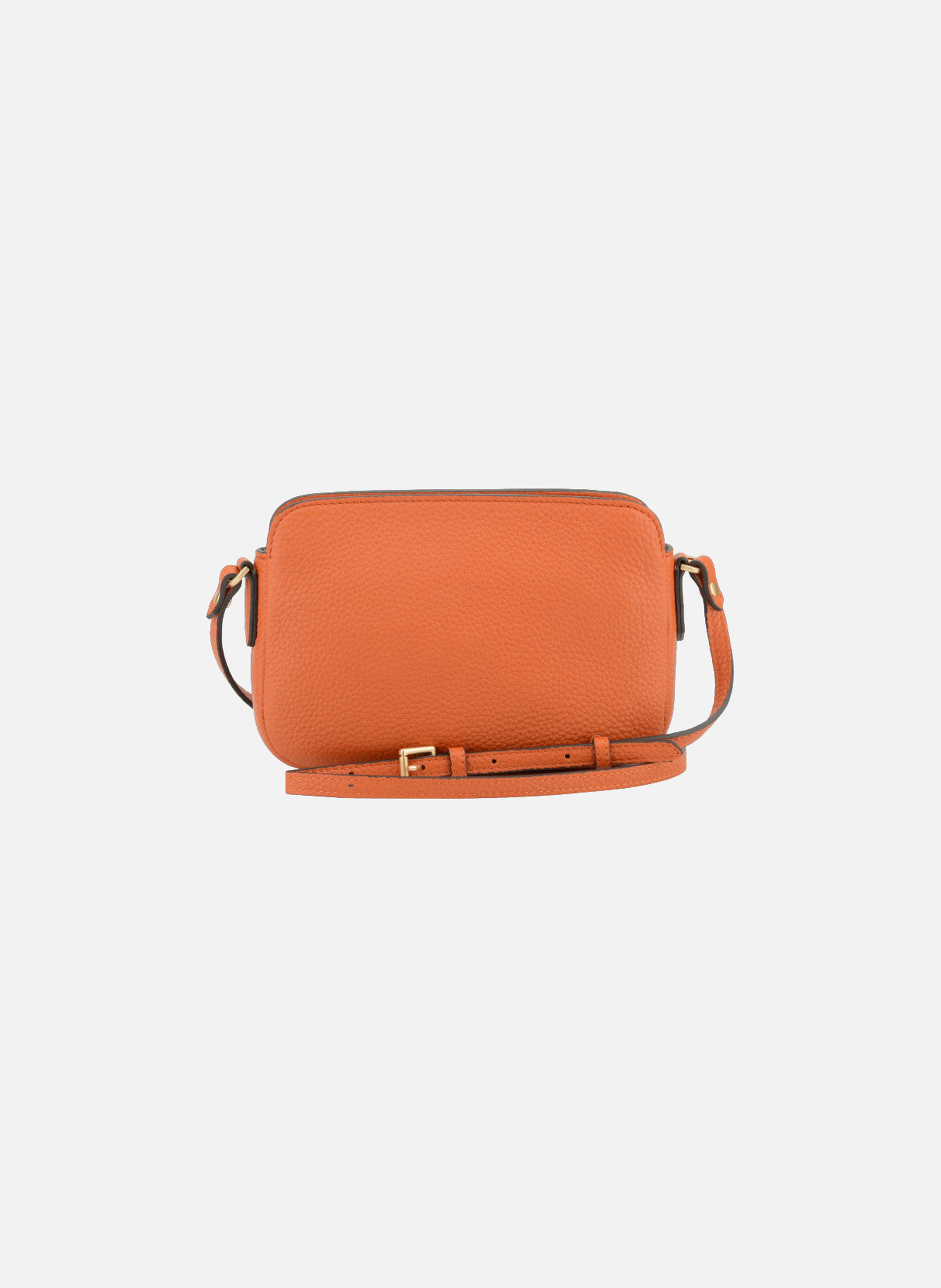 Image | sac cabas en cuir de vachette POURCHET Orange