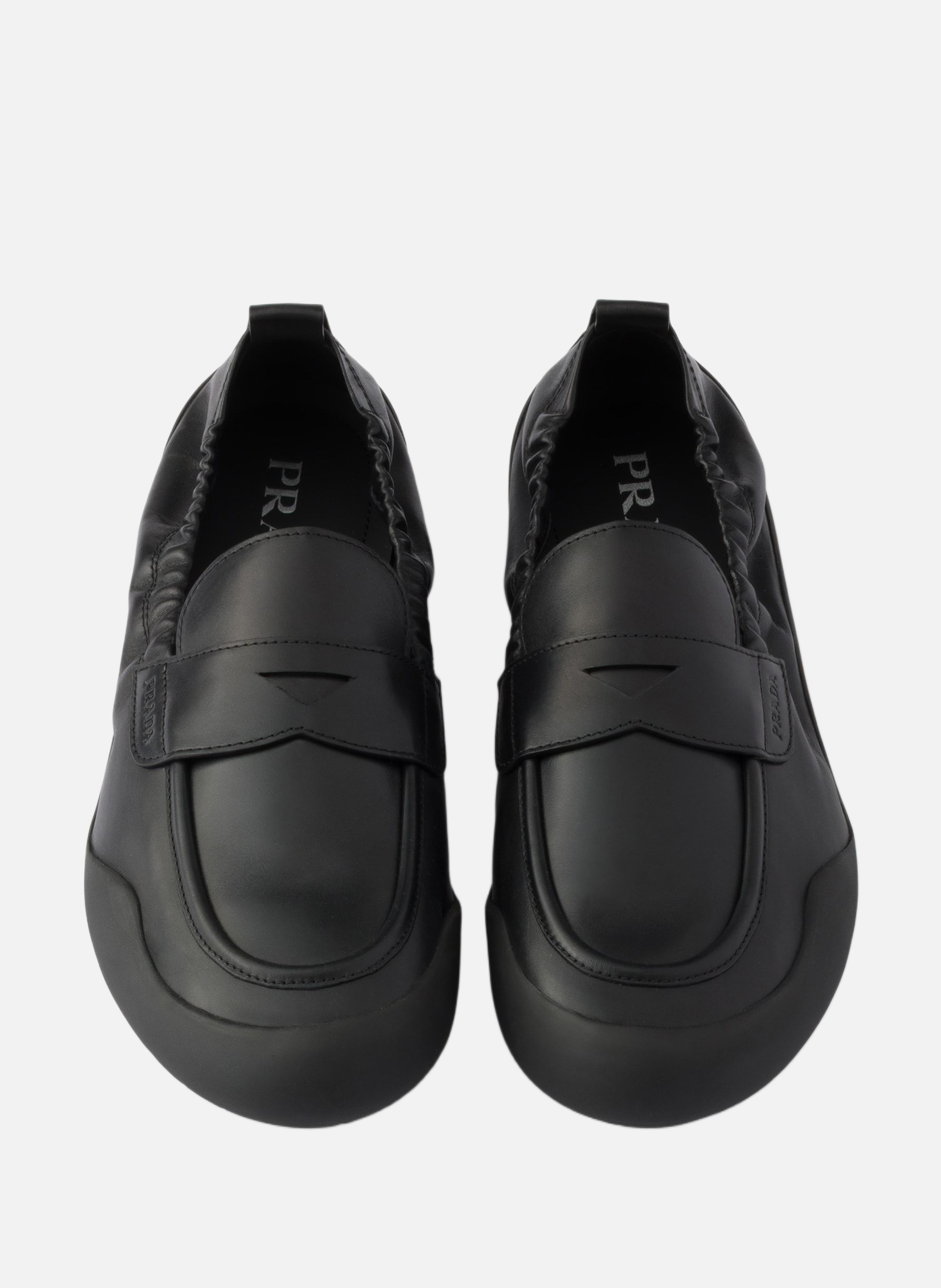 Mocassins speedrock en cuir PRADA Noir