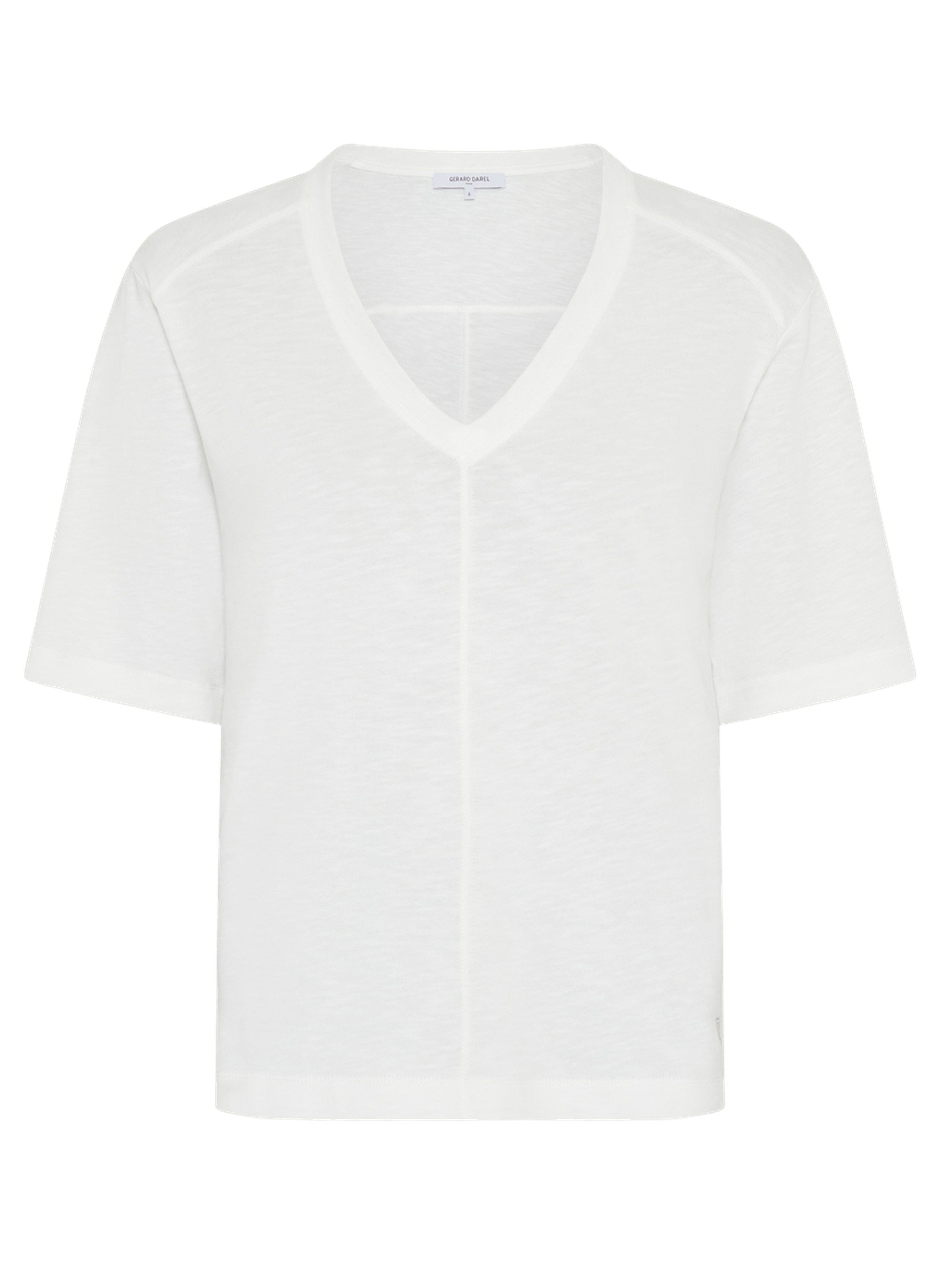 T-shirt v en coton - marisa GERARD DAREL Blanc