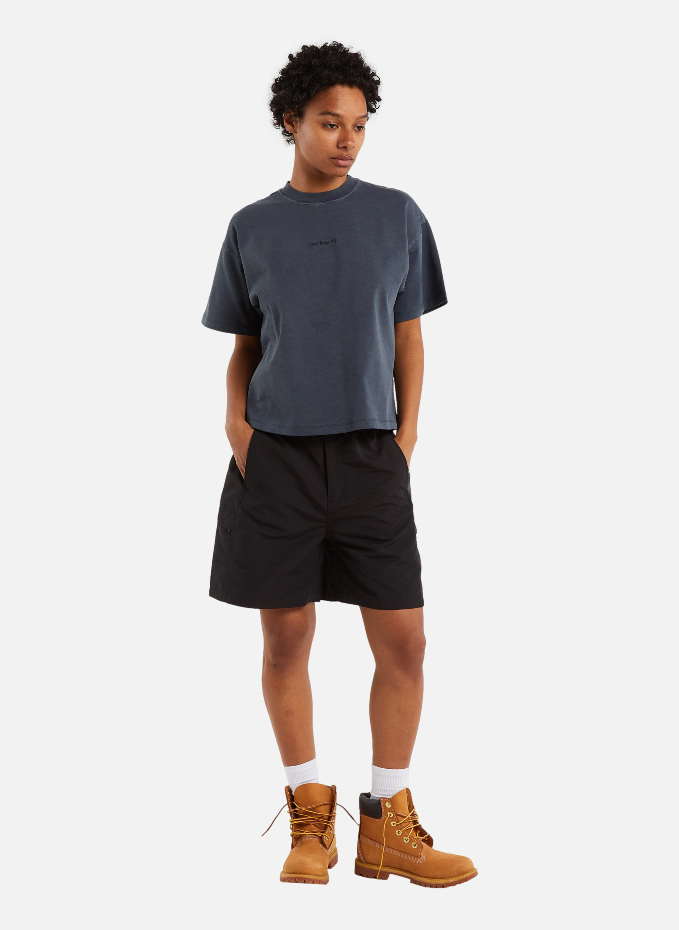 T-shirt w' s/s benton t-shirt | Bleu CARHARTT WIP Femme