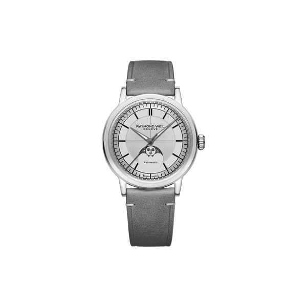 Montre automatique Millesime Phase de lune en cuir Montre automatique Millesime Phase de lune en cuir