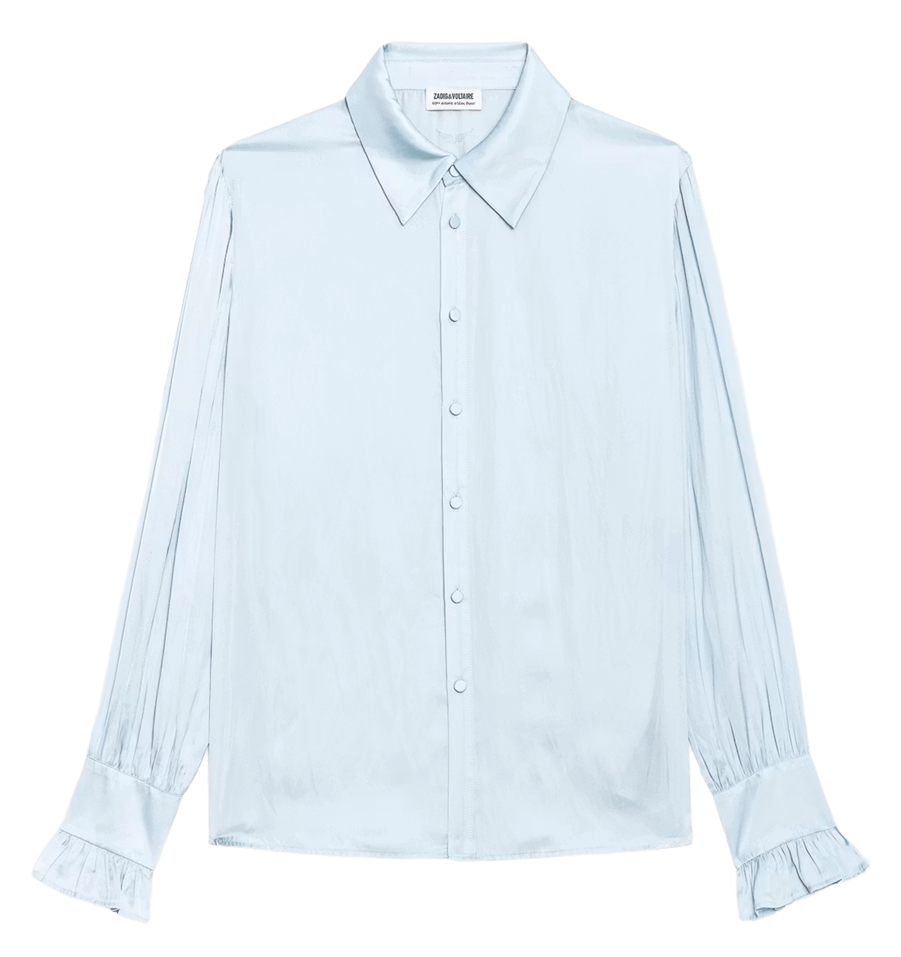 Rechte satijnen blouse Theley ZADIG&VOLTAIRE Blauw