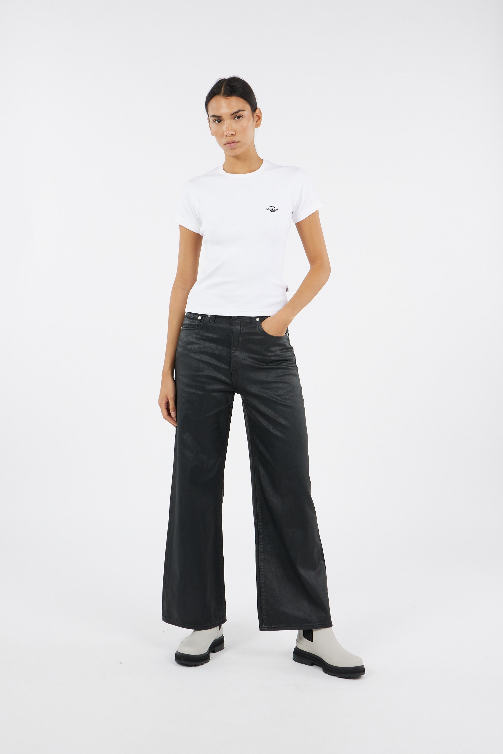 T-shirt gladeville ss tee w DICKIES Blanc
