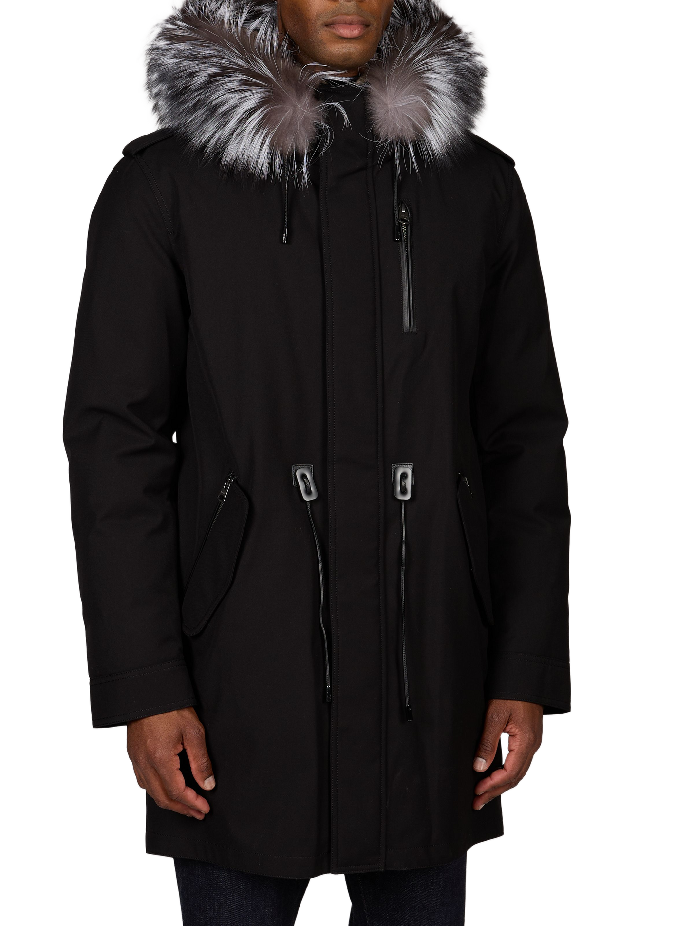 Rechte parka Moritz met capuchon MACKAGE Zwart