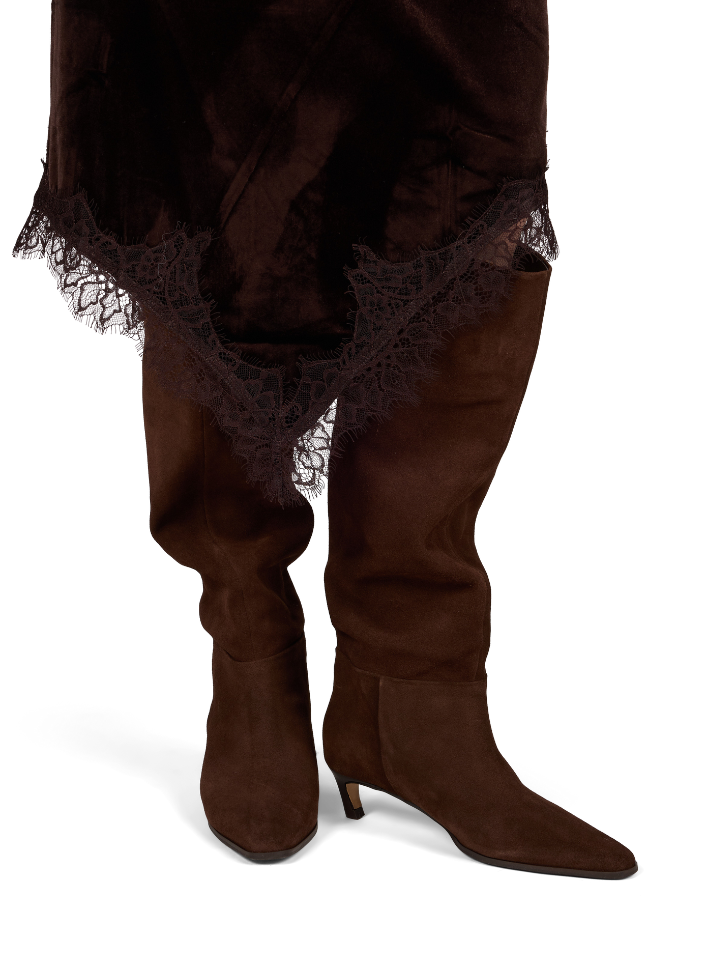 Leather boots SAISON 1865 Brown