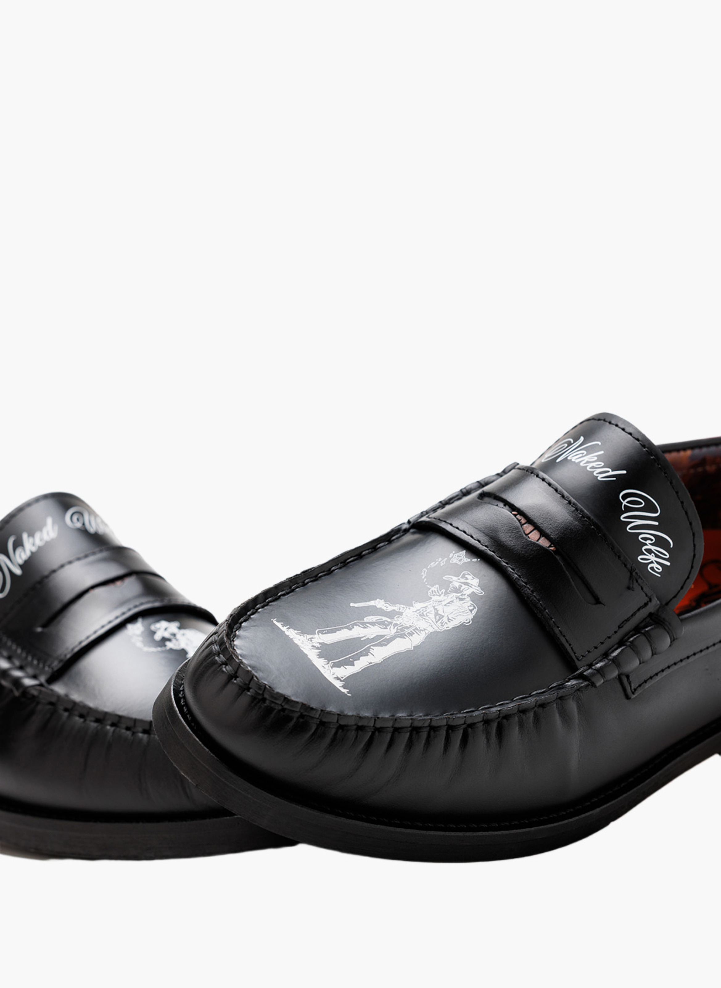 Mocassins riviera sailor NAKED WOLFE Noir