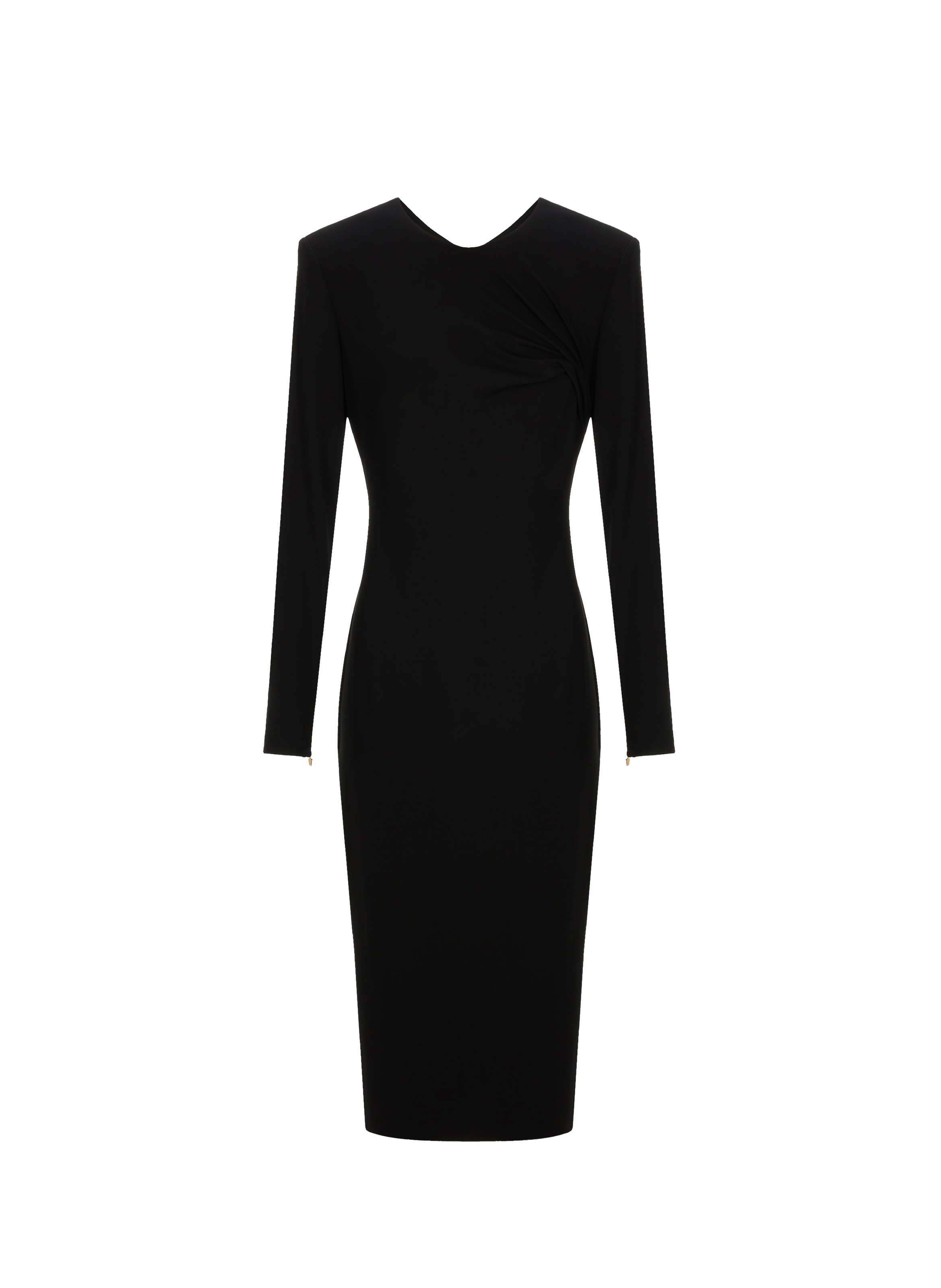 Robe mi-longue en viscose stretch