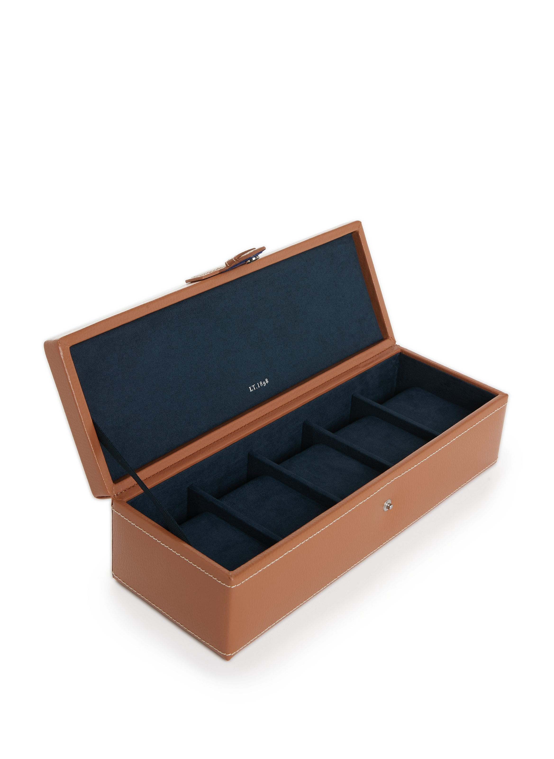 Coffret cinq montres en cuir