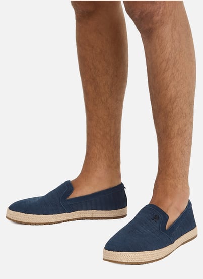 Mens blue espadrilles sales