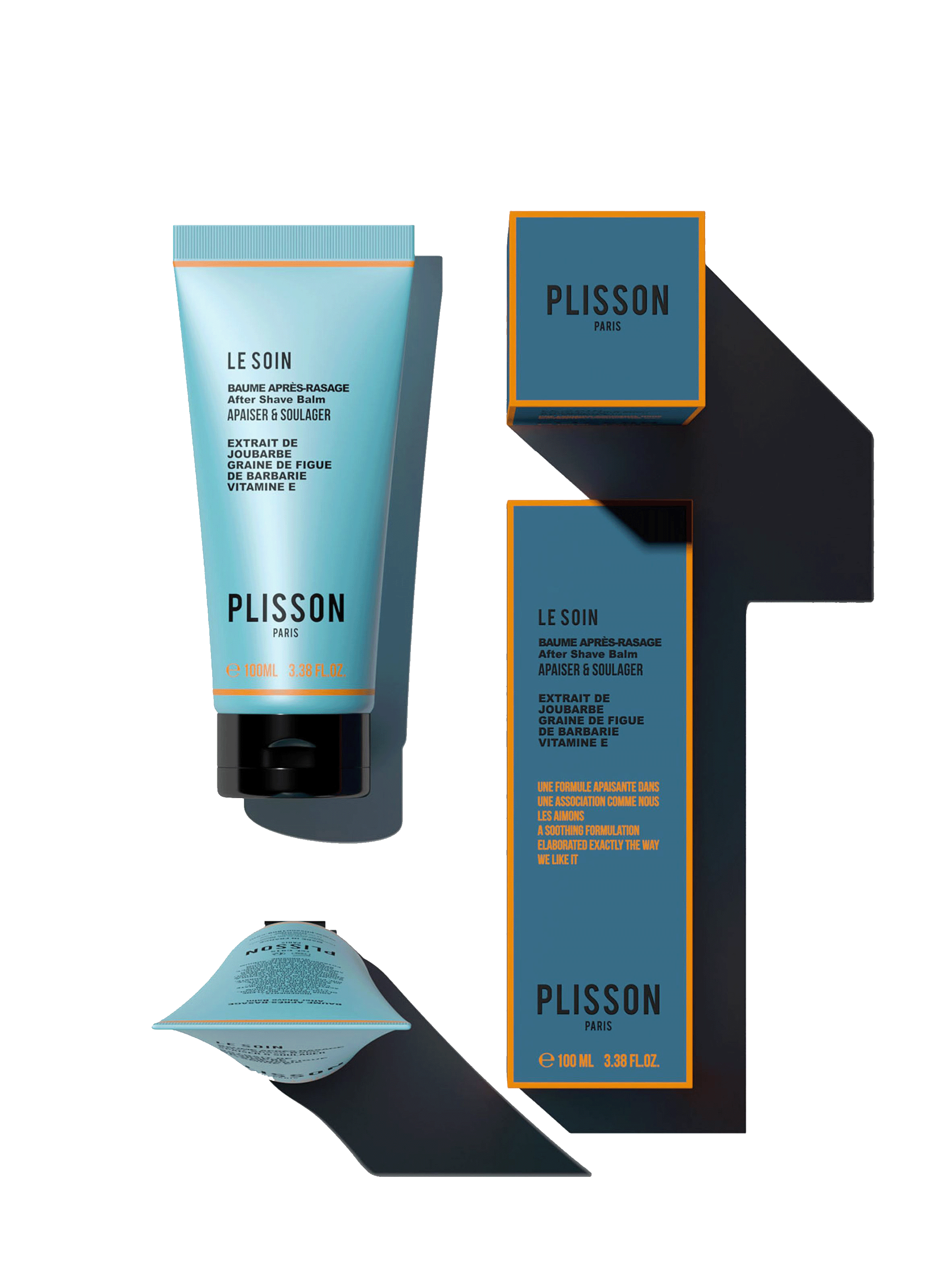 Baume Plisson après-rasage pour visage PLISSON No color