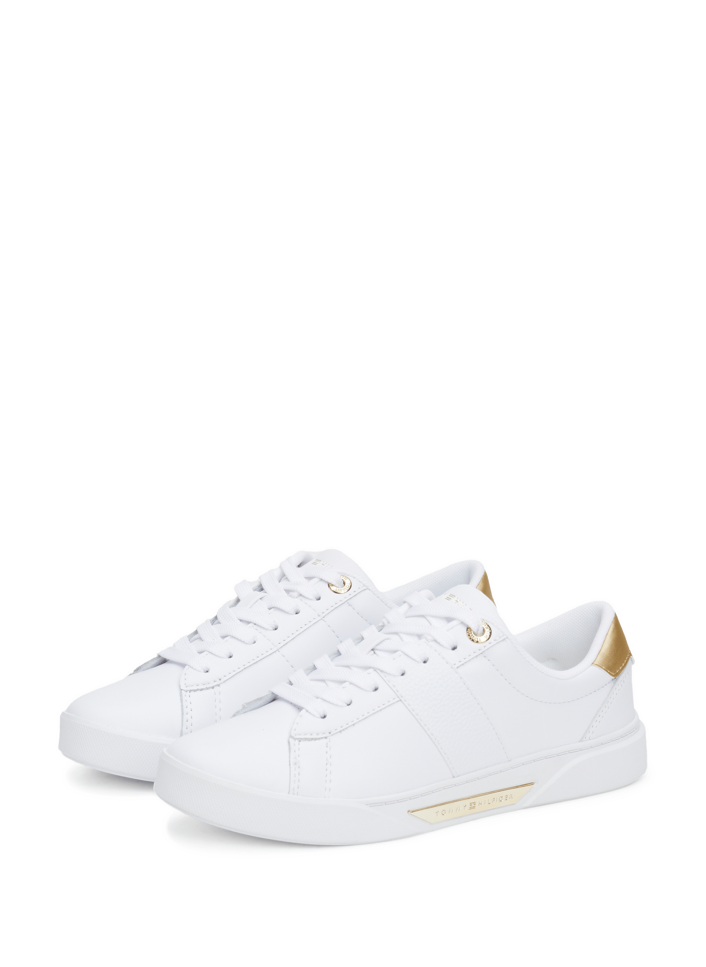 Baskets en cuir  TOMMY HILFIGER White