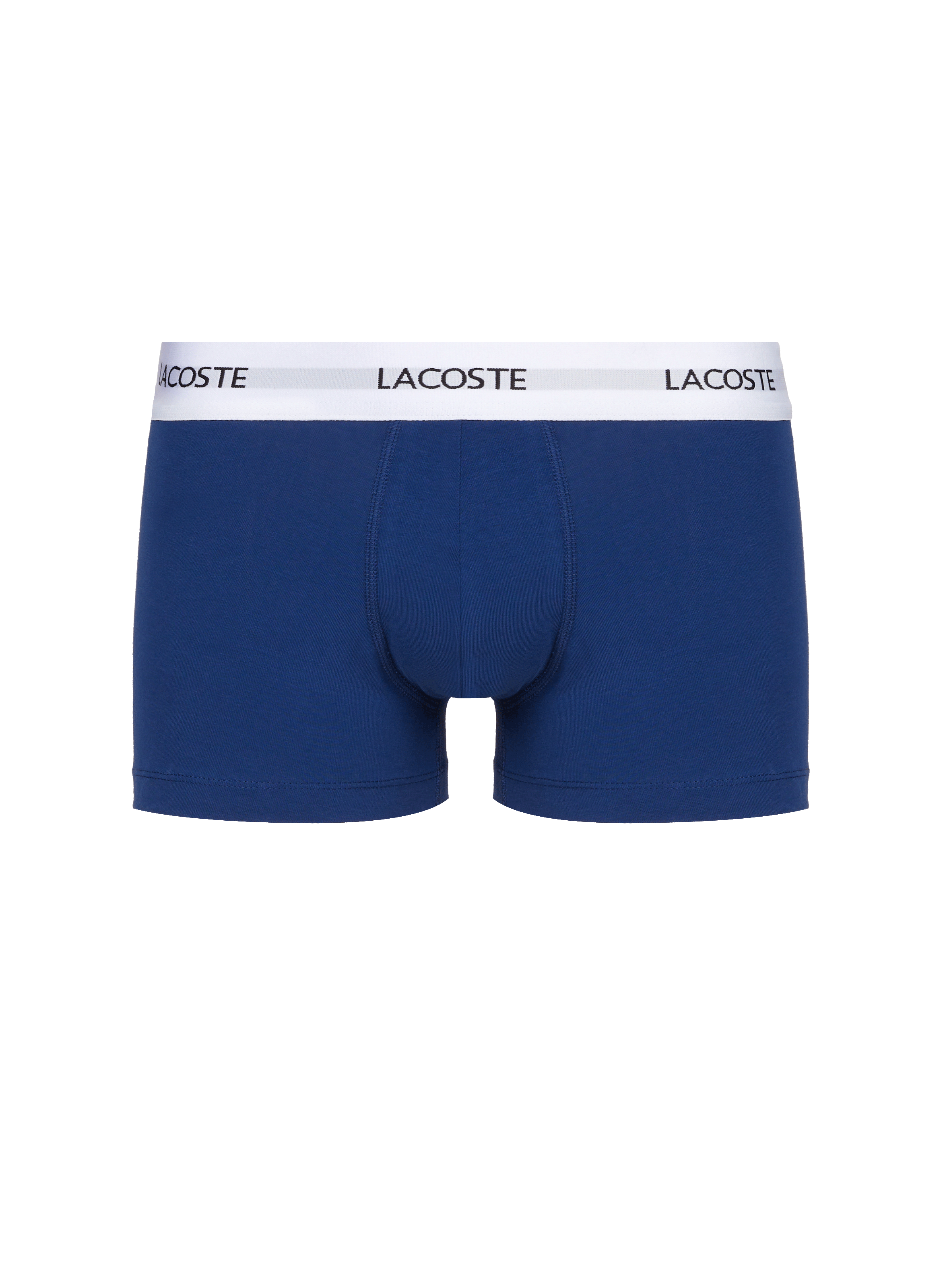 Lot de trois boxers en coton mélangé LACOSTE Multicolore