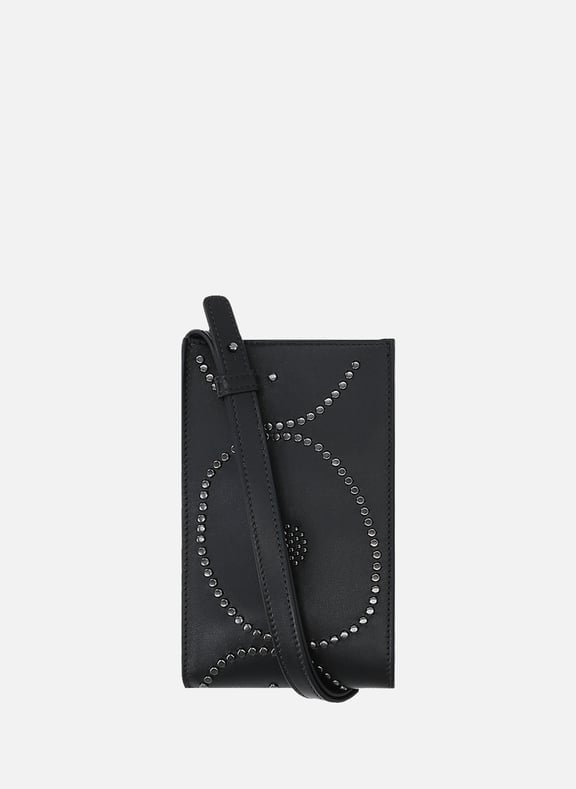 Etui pour téléphone en cuir Noir by 10 CORSO COMO 10 CORSO COMO Etui pour téléphone en cuir Noir