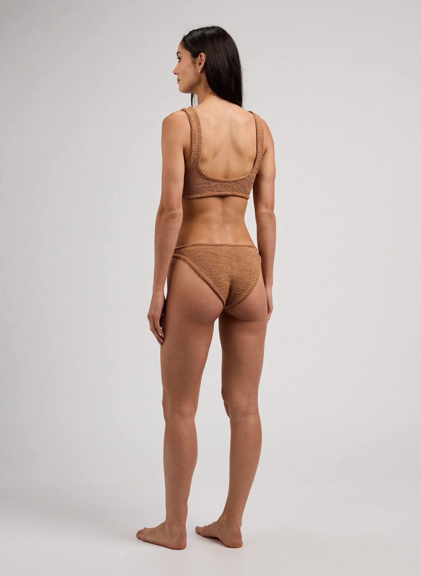 Two-piece swimsuit Xandra HUNZA G Brown