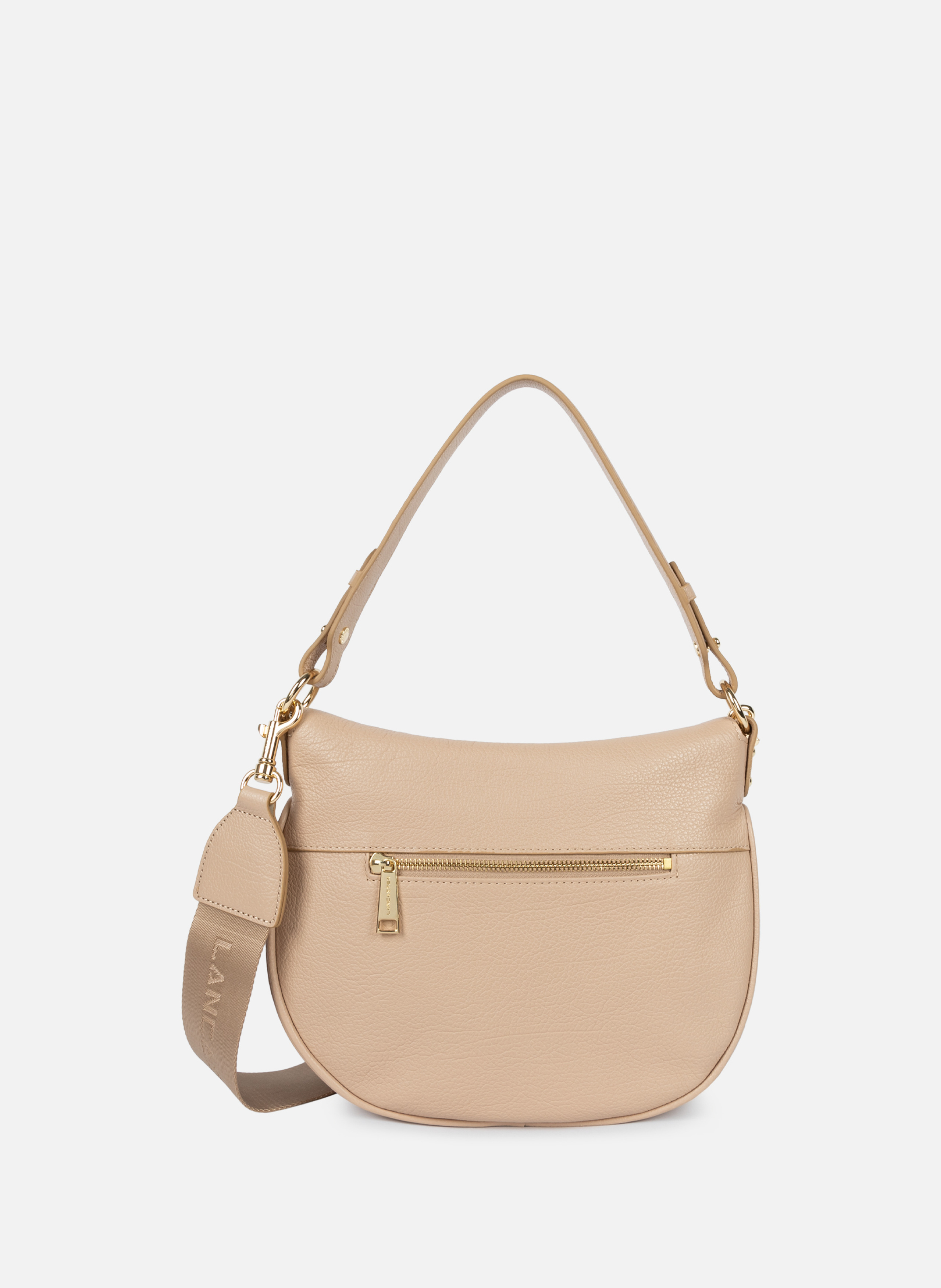 M shoulder bag - dune gaia LANCASTER Beige