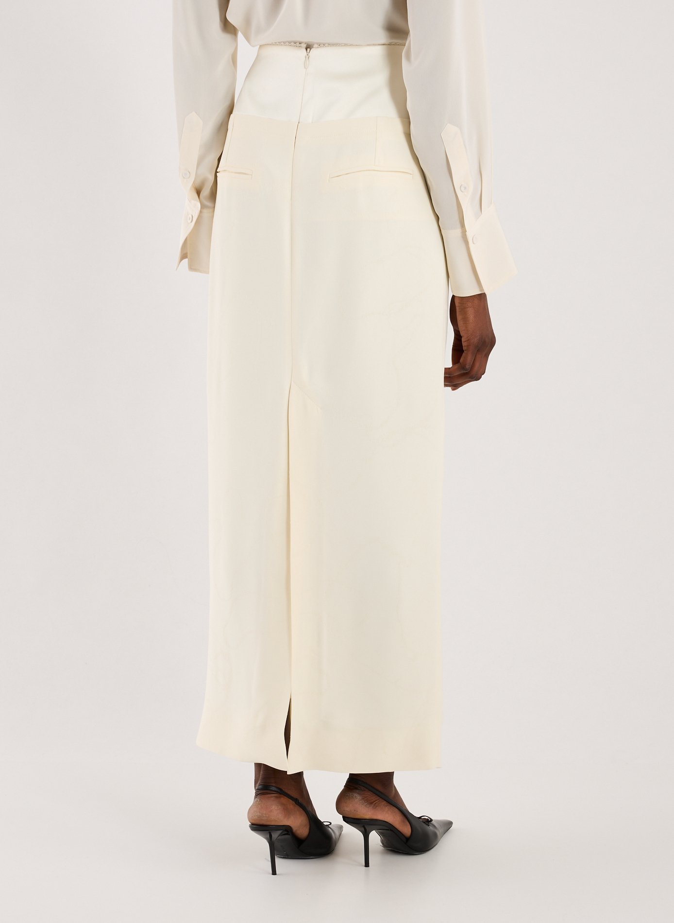 Straight skirt VICTORIA BECKHAM Beige