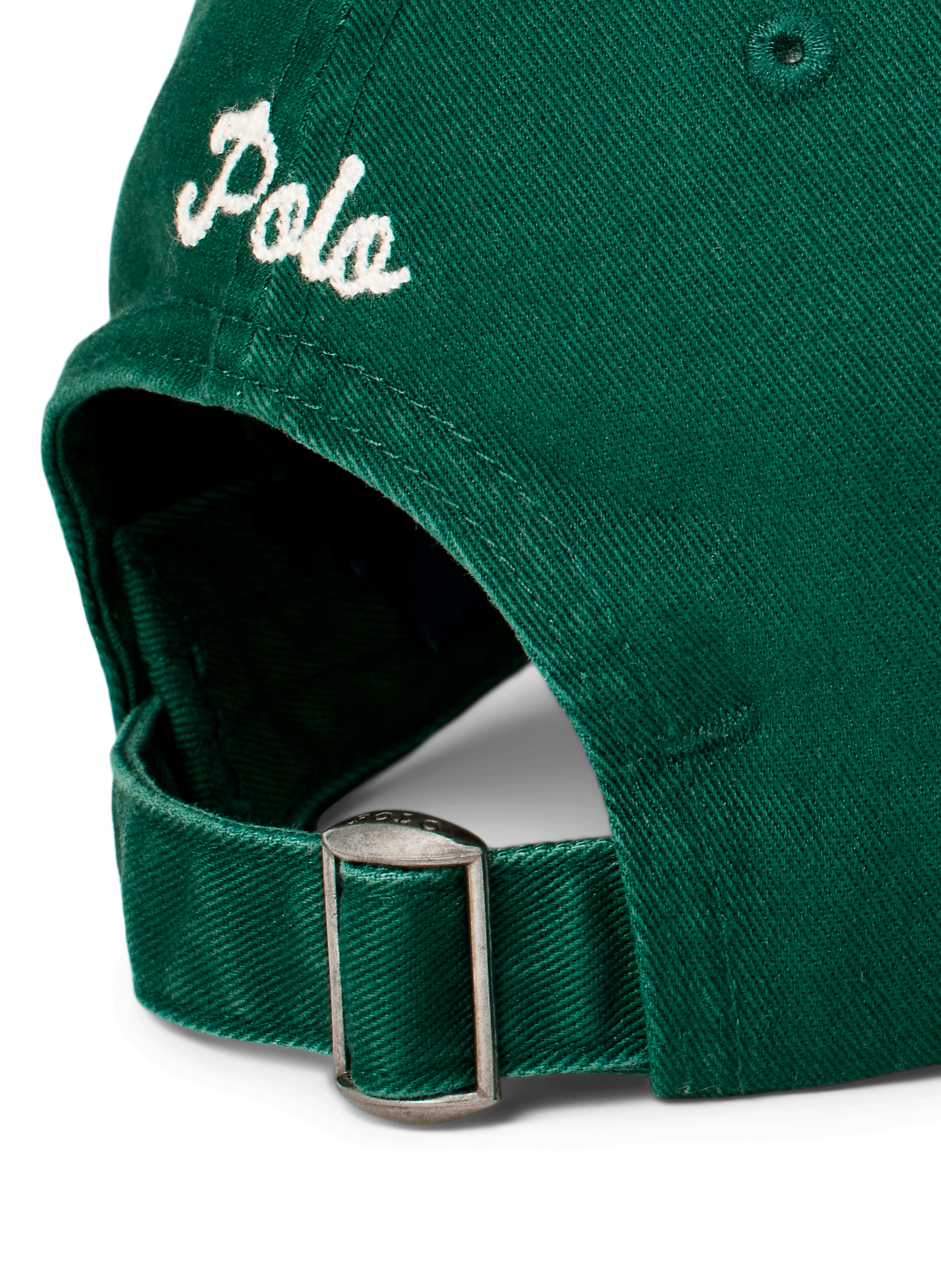 Embroidered cotton baseball cap POLO RALPH LAUREN Green