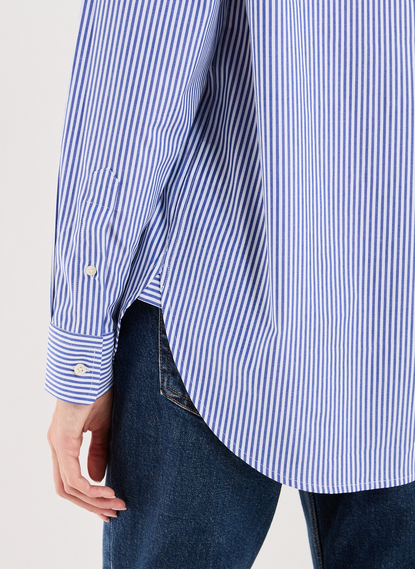 Striped cotton Shirt LAUREN Blue
