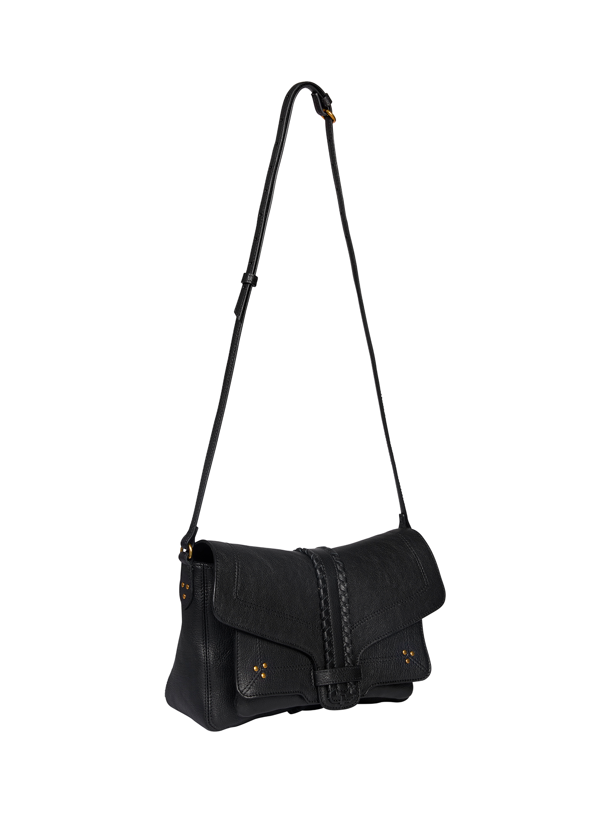 Sac baguette Harry M en cuir de chèvre JÉRÔME DREYFUSS Noir