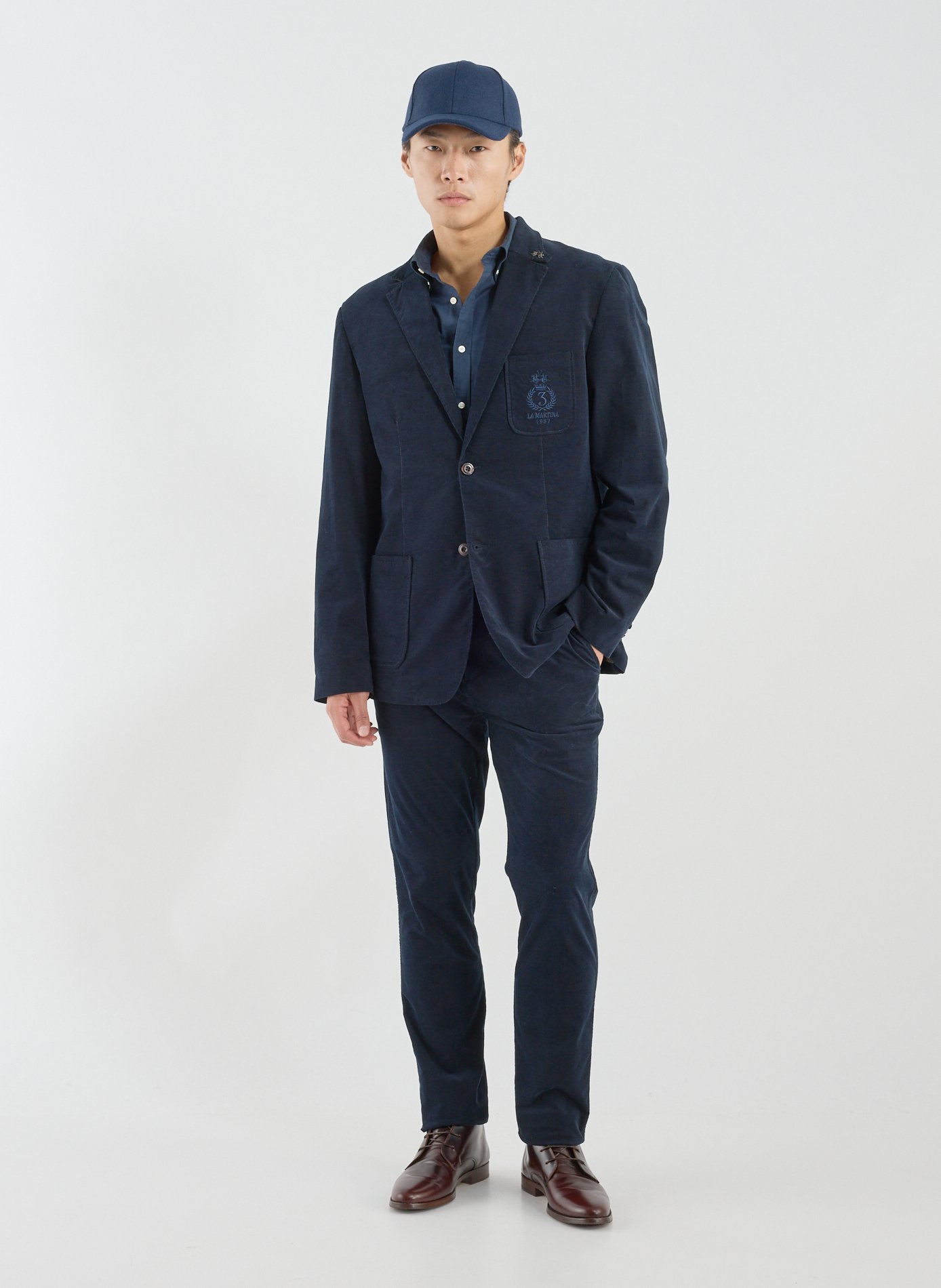 Wool-blend baseball cap SAISON 1865 Blue