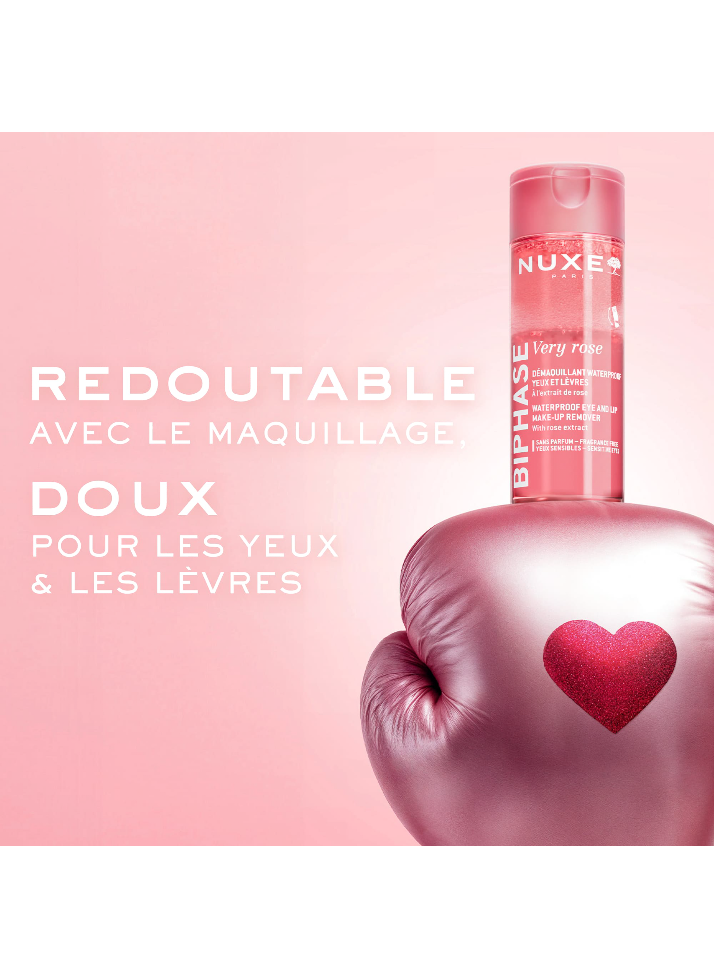 Very Rose Démaquillant Waterproof Yeux et Lèvres - Biphase NUXE No color